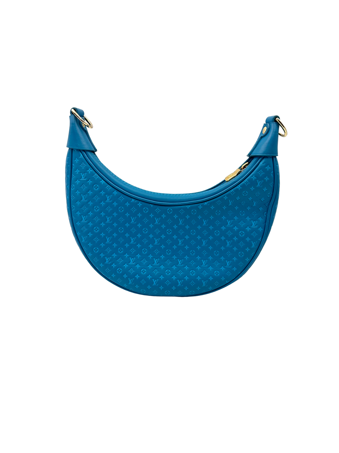 Louis Vuitton Loop Nanogram Turquoise Leather Shoulder Bag LV3285