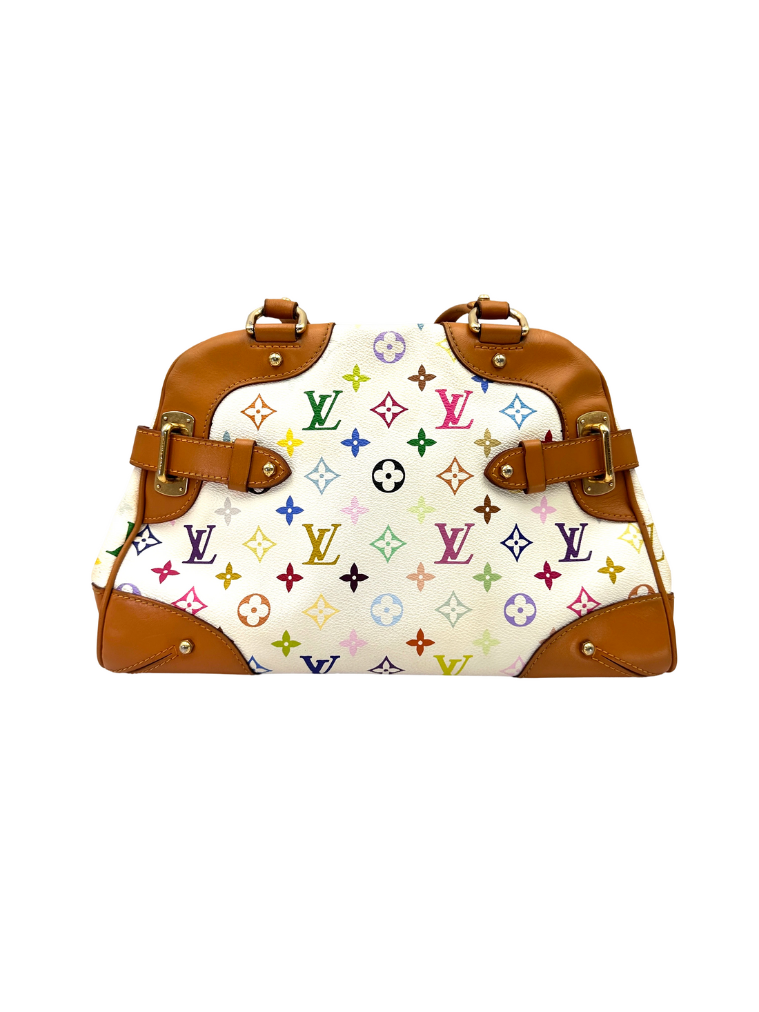 Louis Vuitton x Takashi Murakami White Multicolor Claudia Tote Bag LV3284