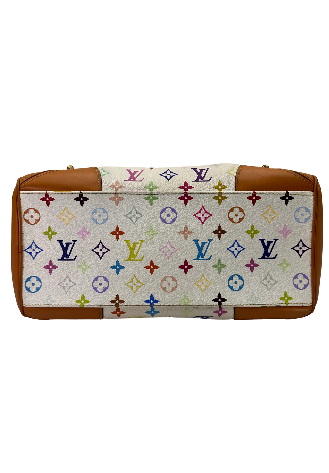 Louis Vuitton x Takashi Murakami White Multicolor Claudia Tote Bag LV3284