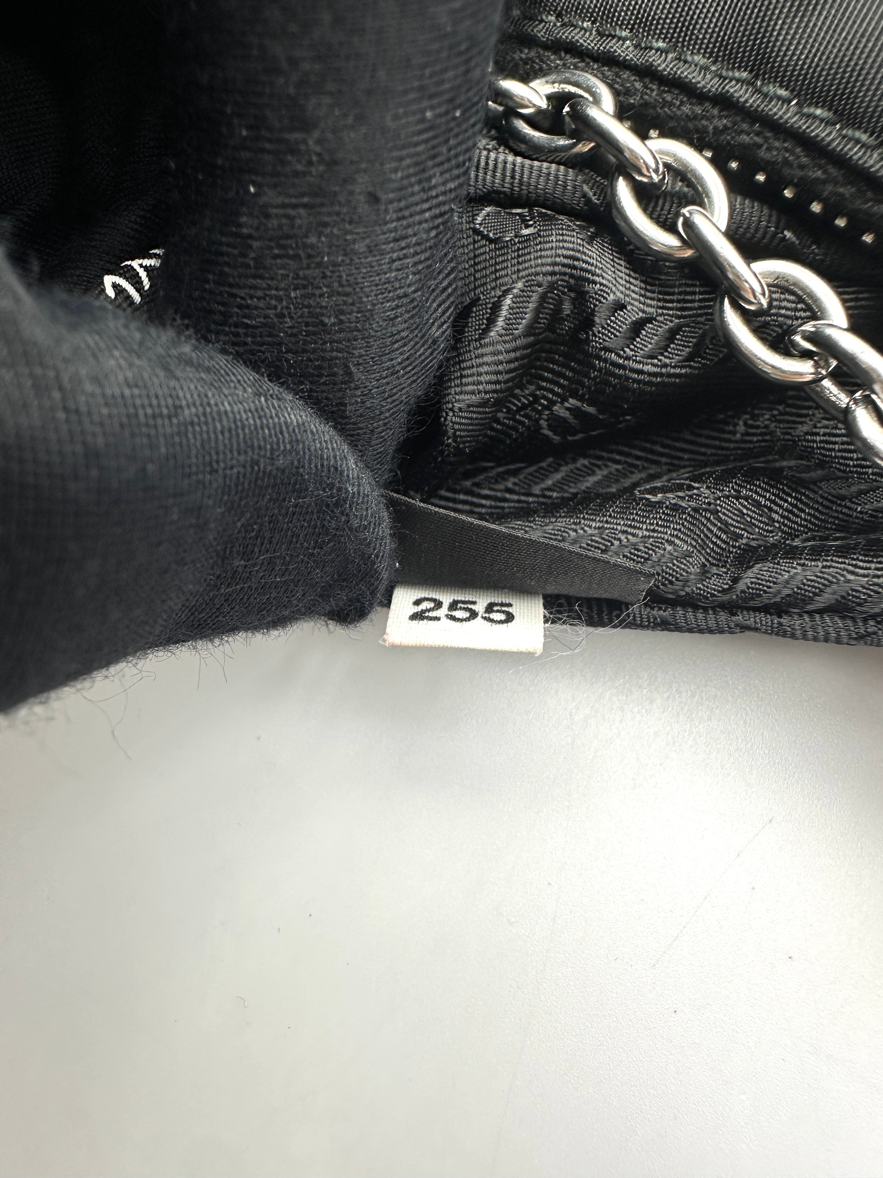 Prada 2005 Re-Edition Black Shoulder Bag PR547