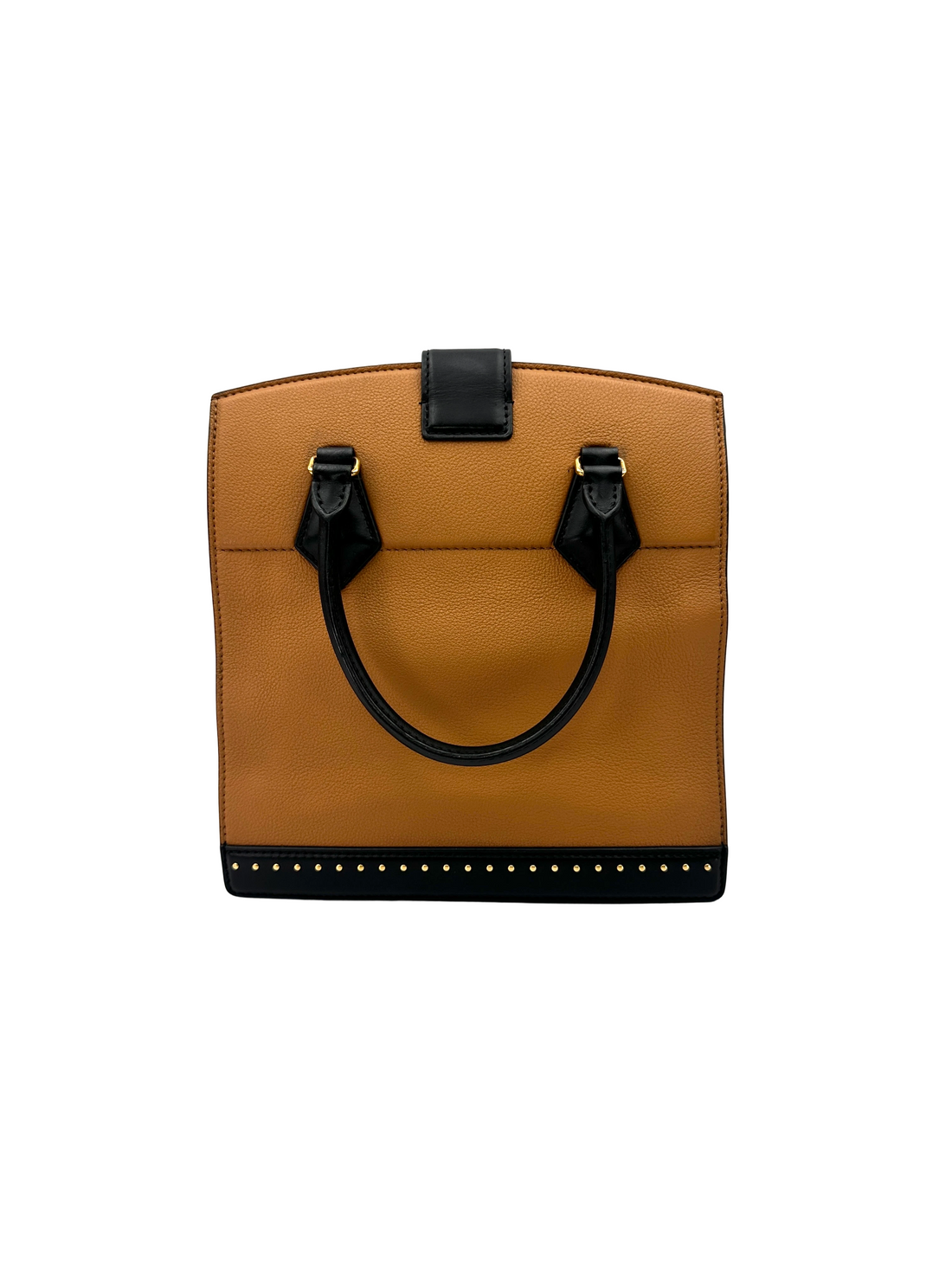 Louis Vuitton Cour Marly Camel/Black Leather Handle Bag LV3289