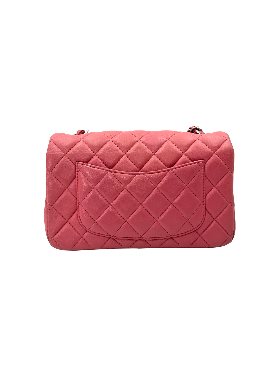 Chanel Classic Flap Pink Quilted Leather Mini Shoulder Bag(18***12) CC2504