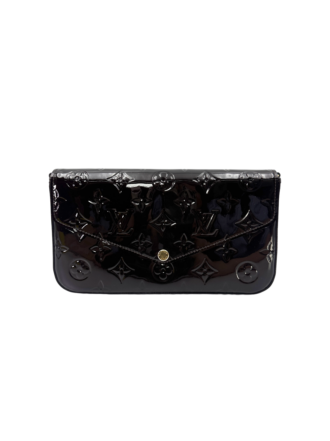 Louis Vuitton Amarante Monogram Vernis Pochette Felicie LV3290