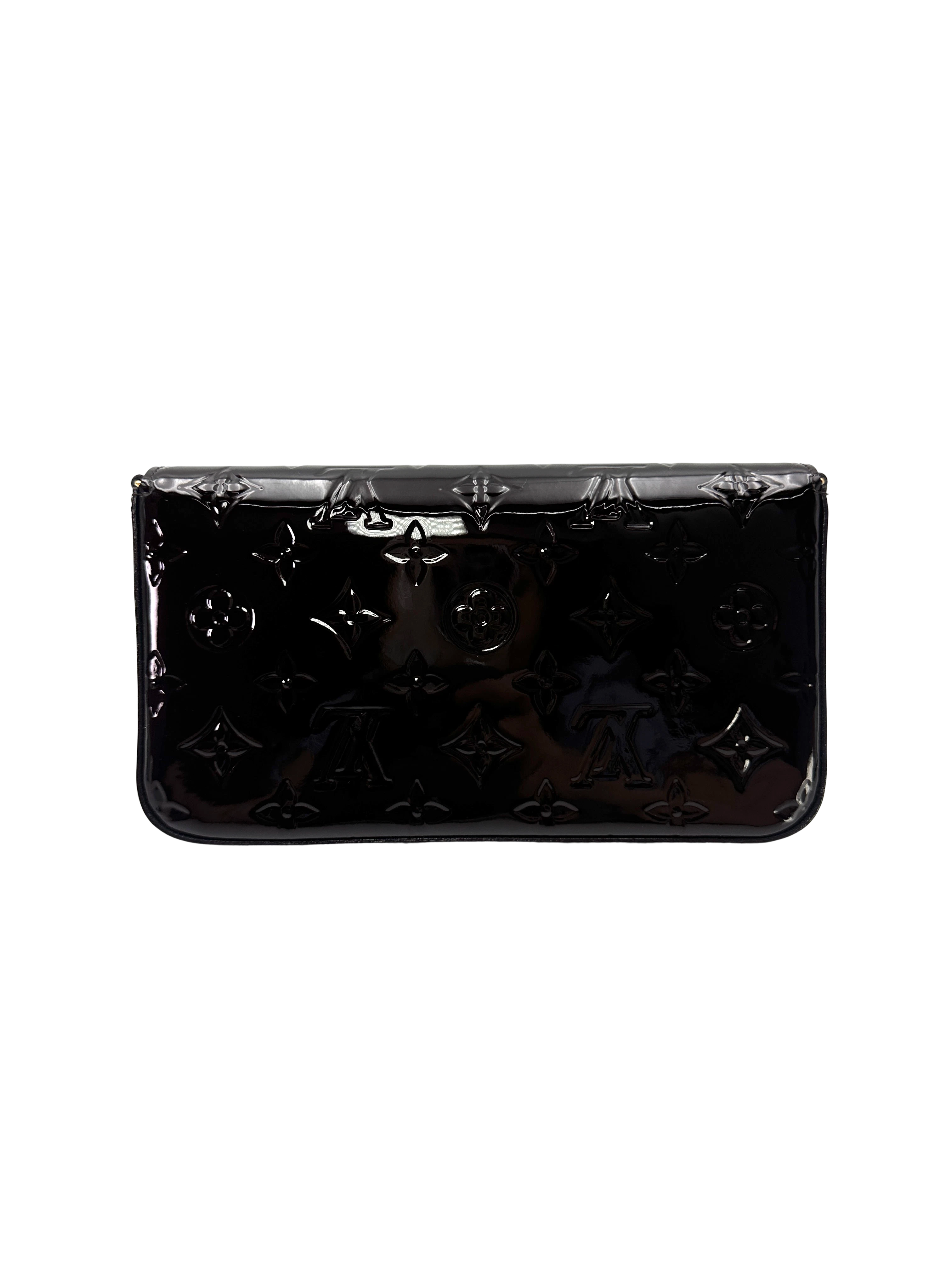 Louis Vuitton Amarante Monogram Vernis Pochette Felicie LV3290