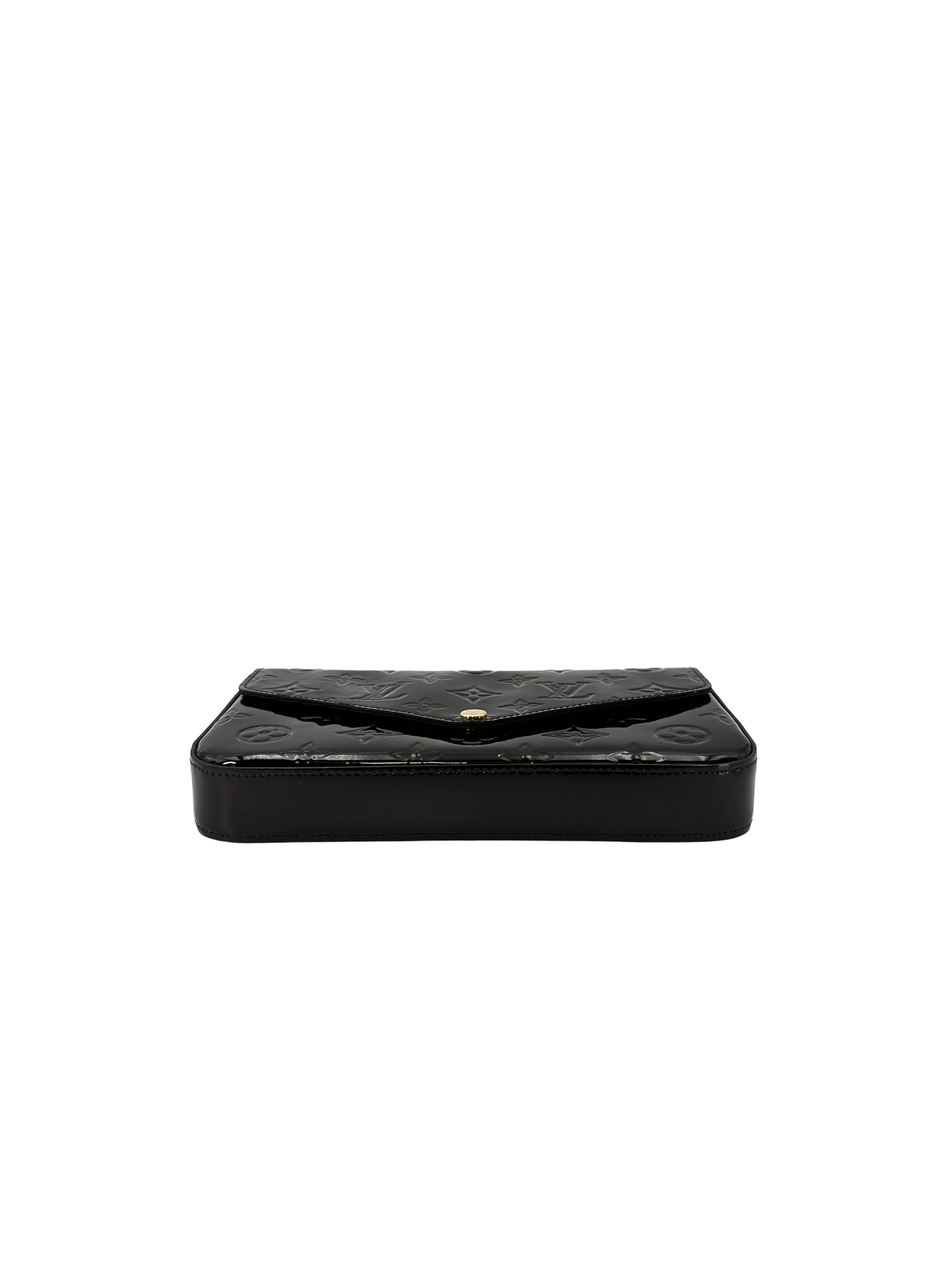 Louis Vuitton Amarante Monogram Vernis Pochette Felicie LV3290