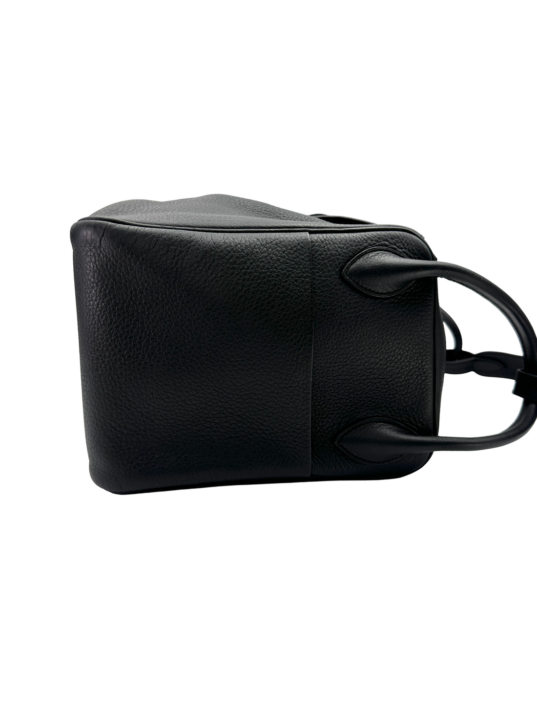 Hermes Lindy34 Black Leather Handle Bag HR155