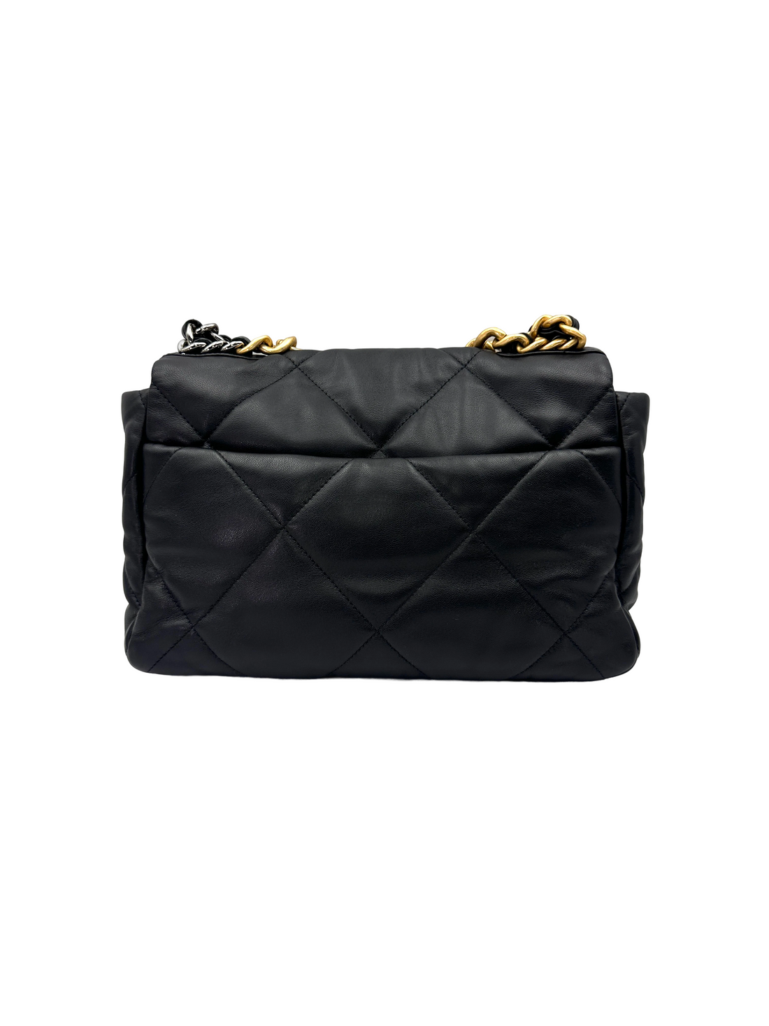 Chanel 19Bag Black Quilted Leather Medium Size Flap Bag(30***00) CC2509