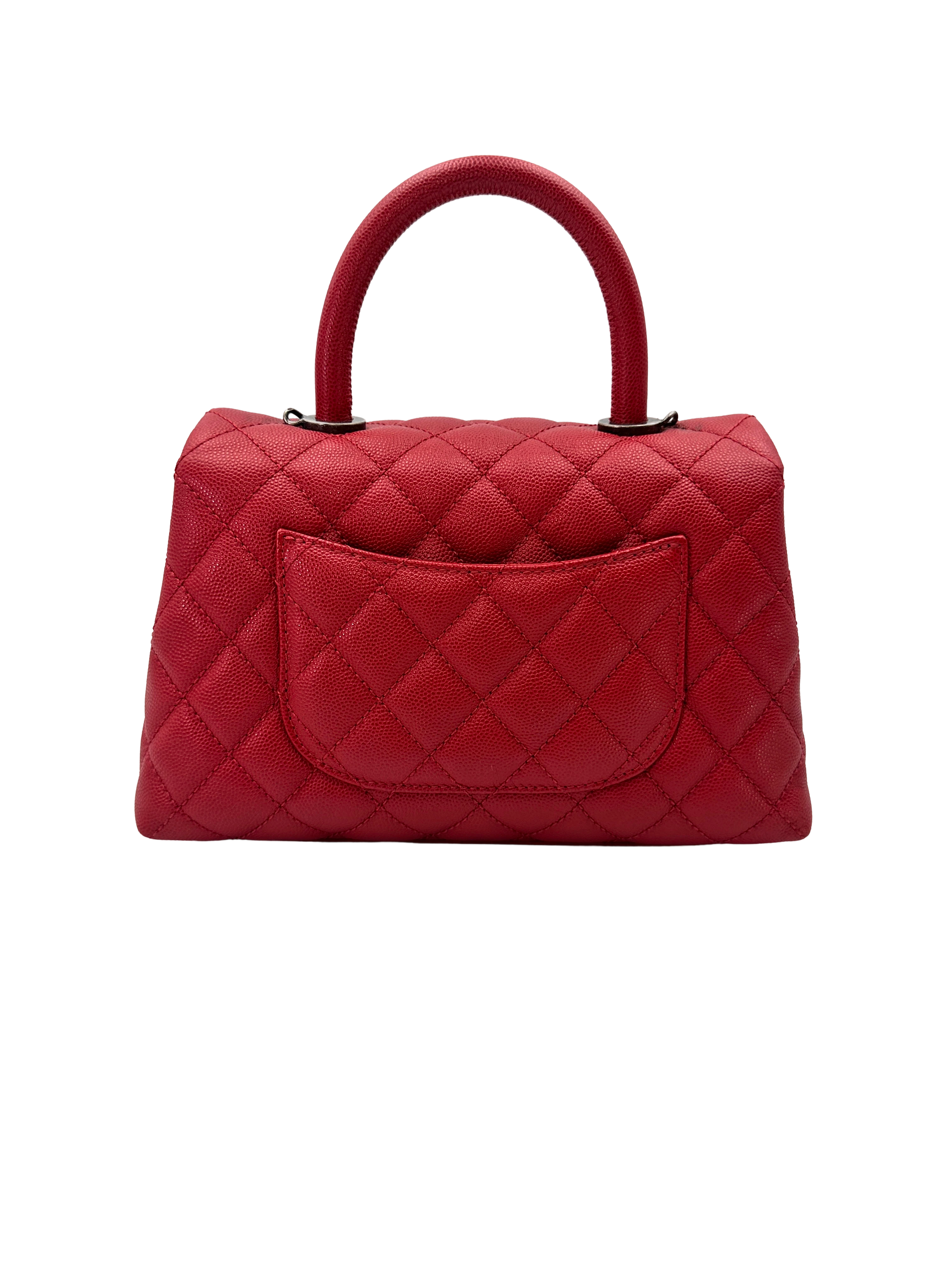 Chanel CoCo Handle Red Quilted Leather Shoulder Bag(23***25) CC2512