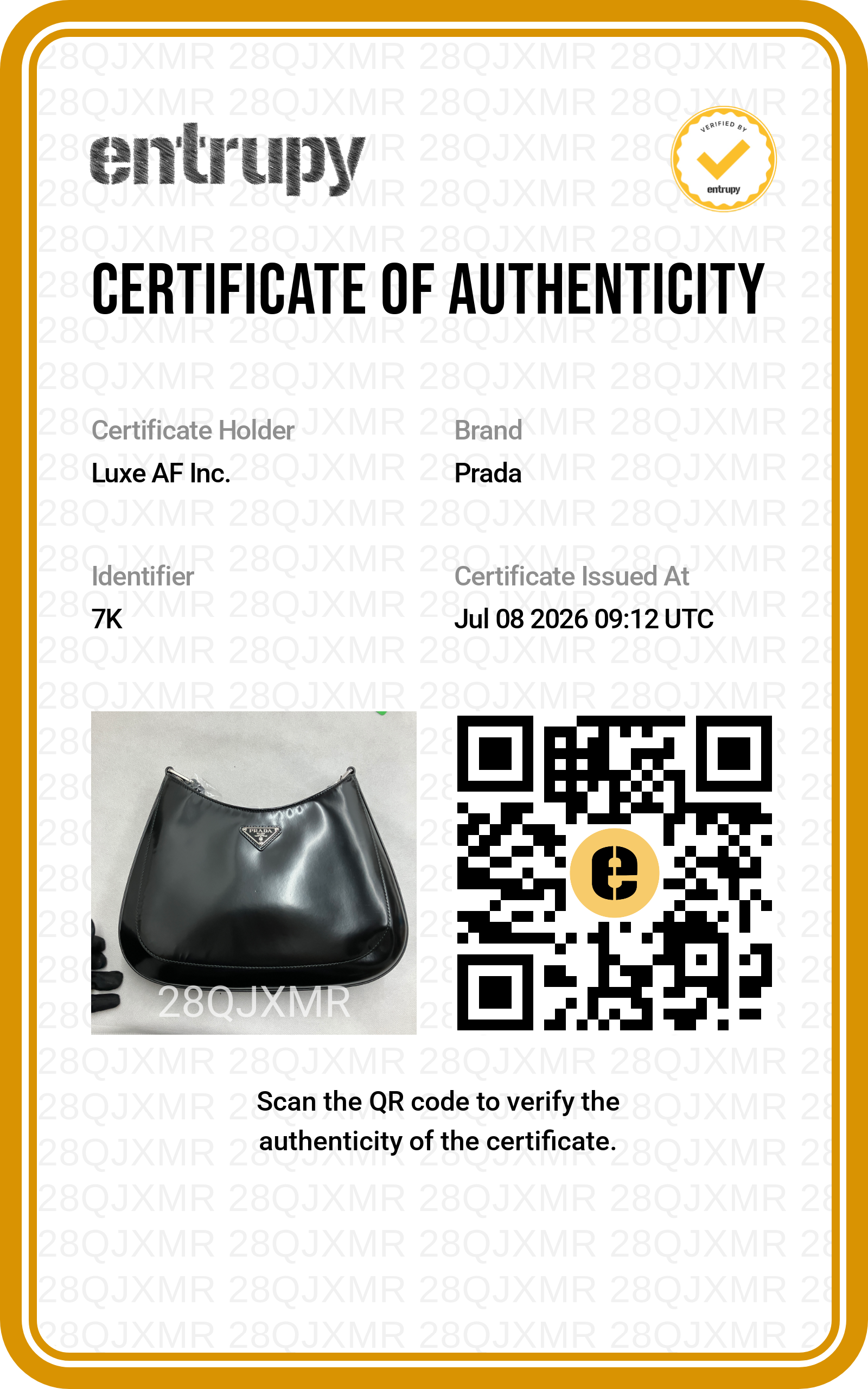 Prada Cleo Black Brushed Leather Shoulder Bag PR552