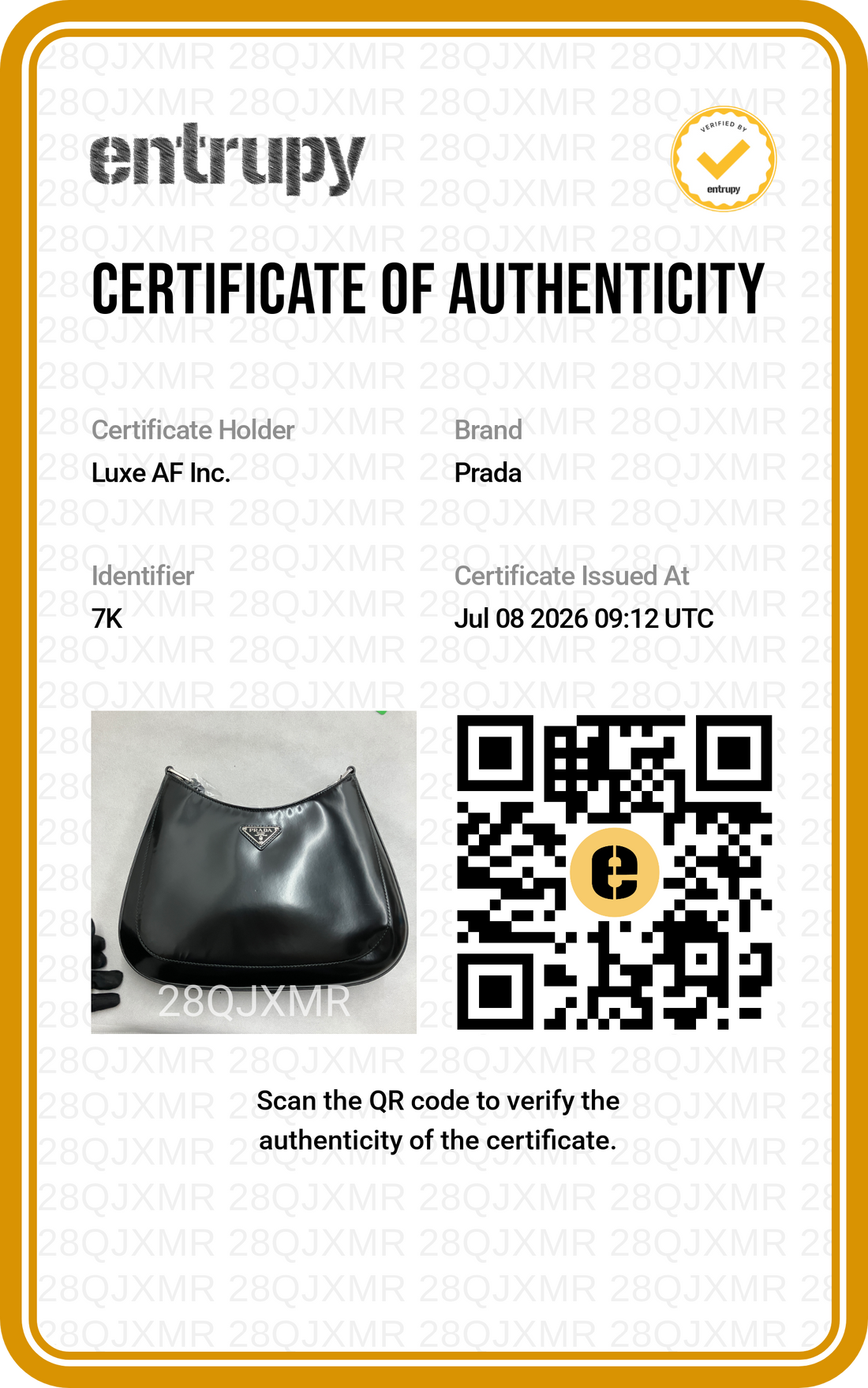 Prada Cleo Black Brushed Leather Shoulder Bag PR552
