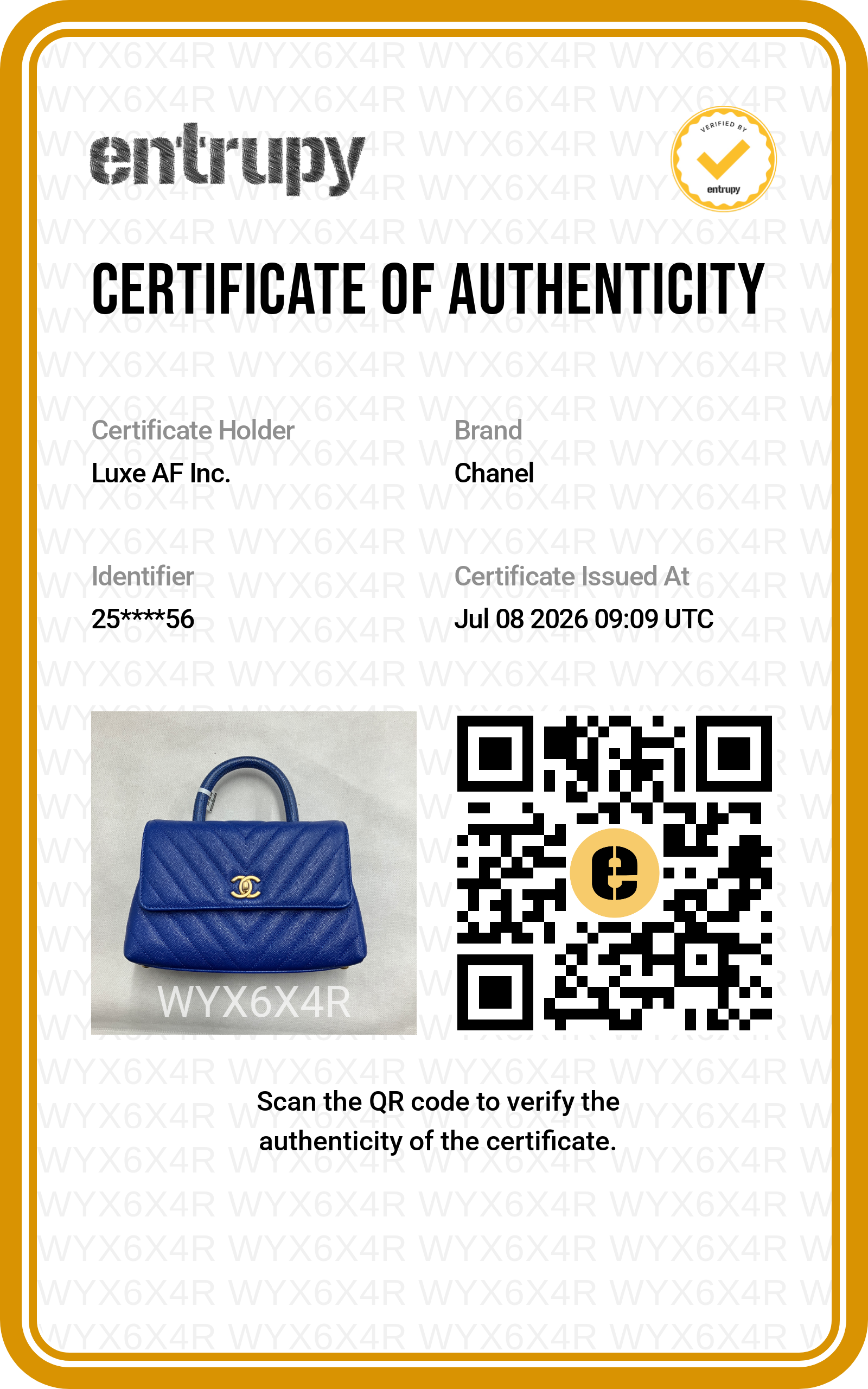 Chanel CoCo Handle Blue Quilted Leather Small Size Shoulder Bag(25***26) CC2515
