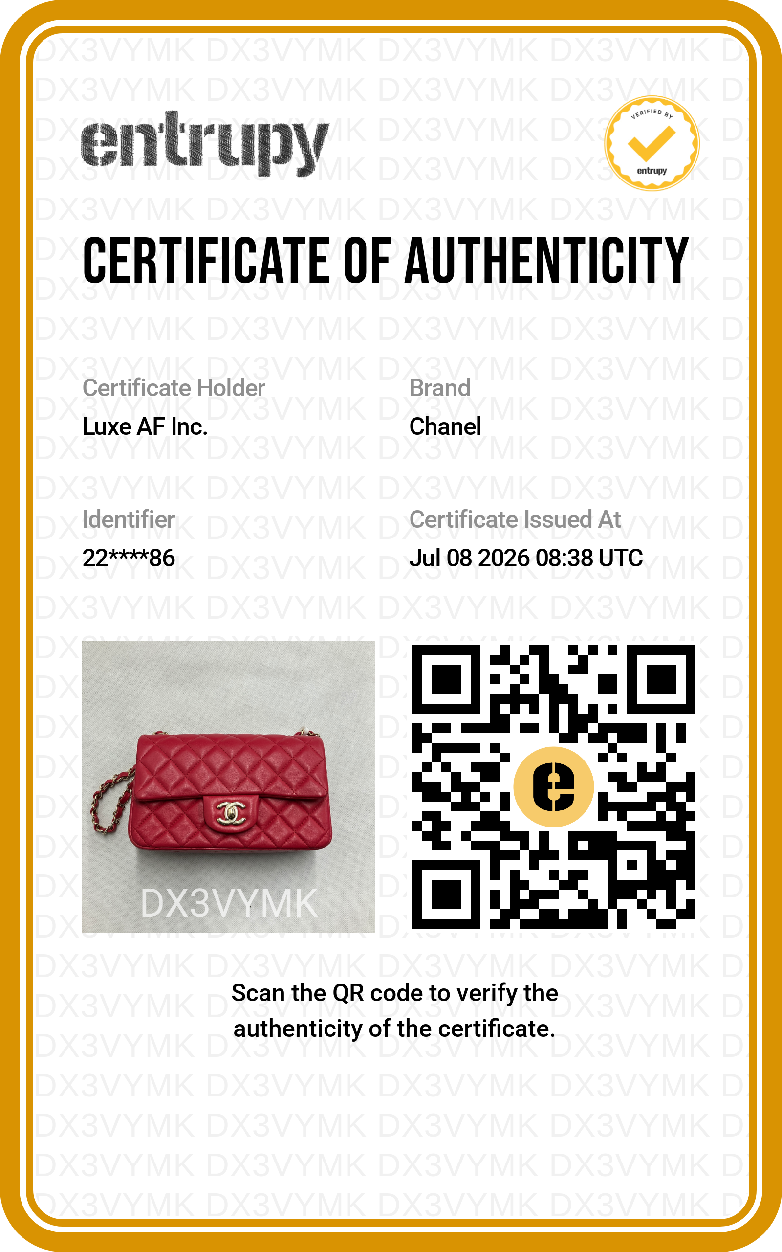 Chanel Classic Flap Red Quilted Leather Mini Shoulder Bag(22***86) CC2519