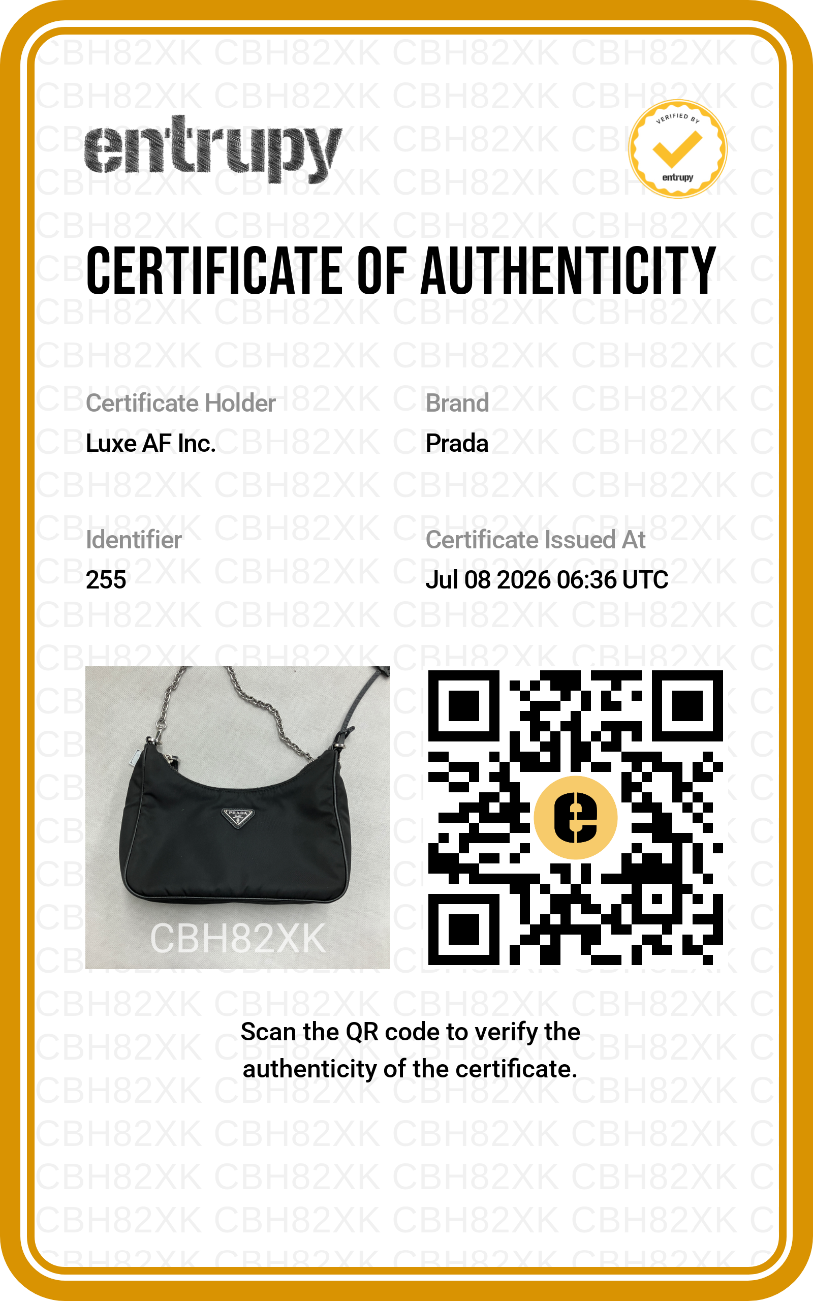 Prada 2005 Re-Edition Black Shoulder Bag PR547