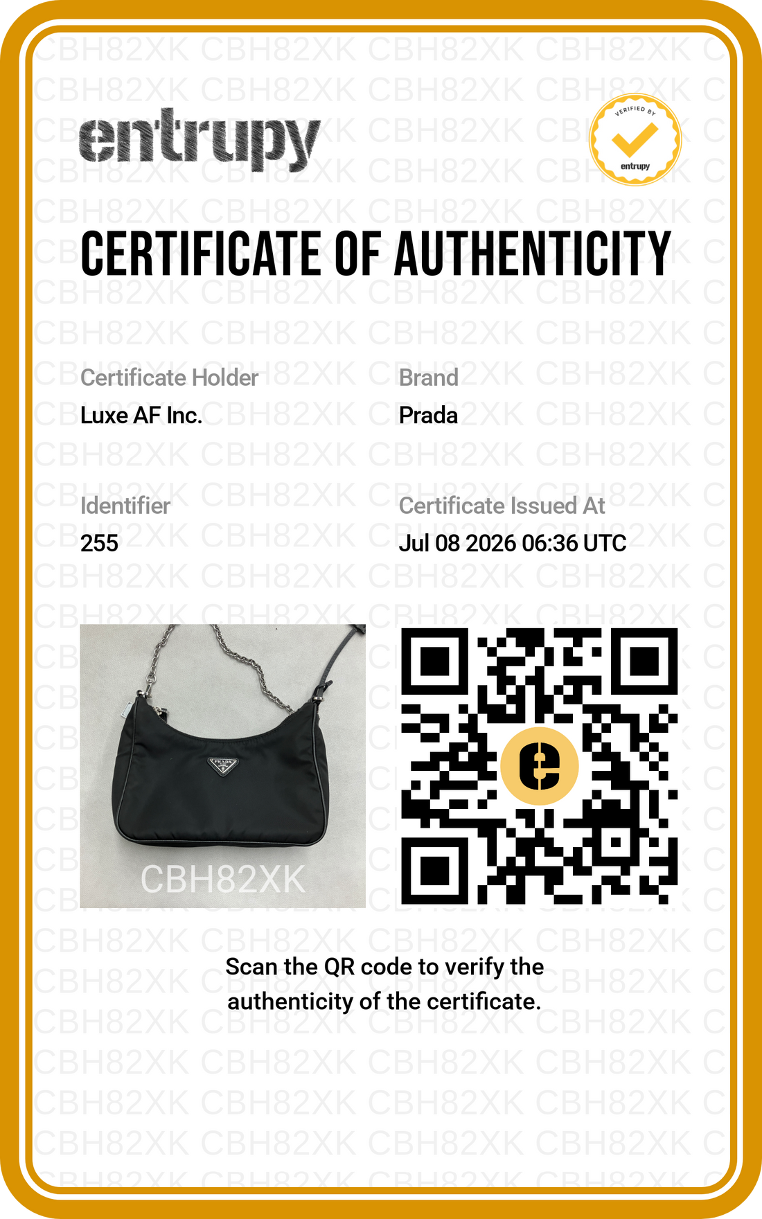 Prada 2005 Re-Edition Black Shoulder Bag PR547