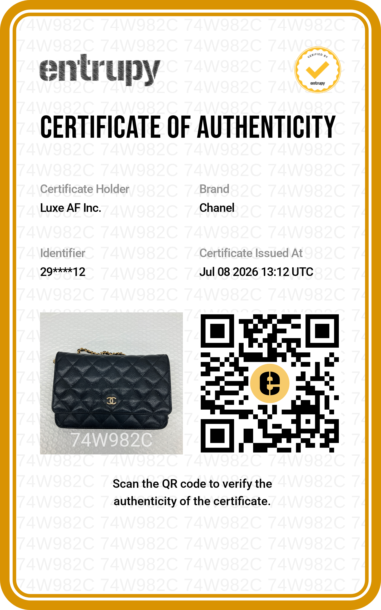 Chanel Black Quilted Leather Wallet On Chain(29***12) CC2590