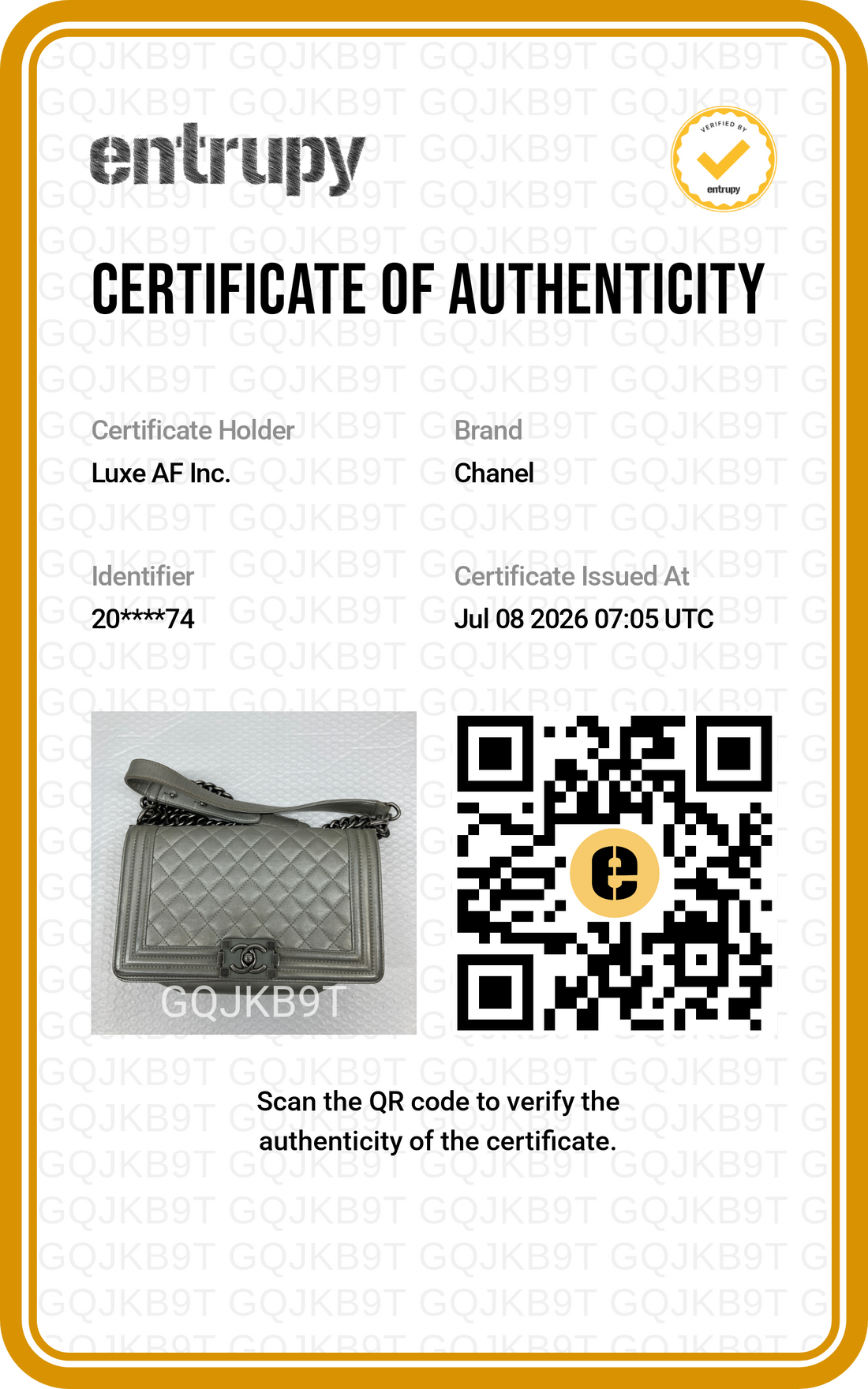Chanel LeBoy Silver Quilted Leather Flap Bag With Silver Buckle(20***74) CC2616