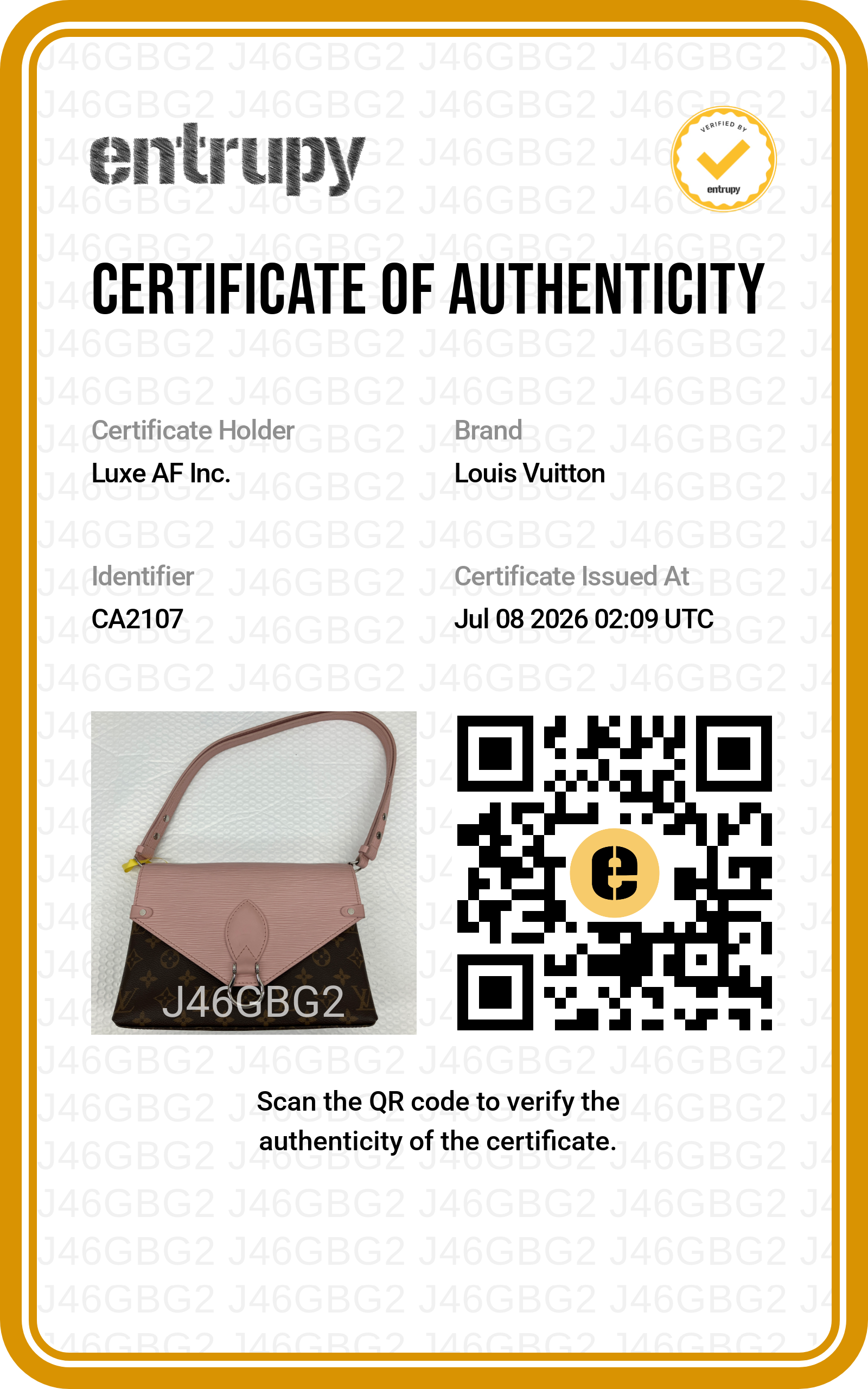 Louis Vuitton Saint Michel Monogram Canvas & Pink Epi Leather Shoulder Bag LV3280