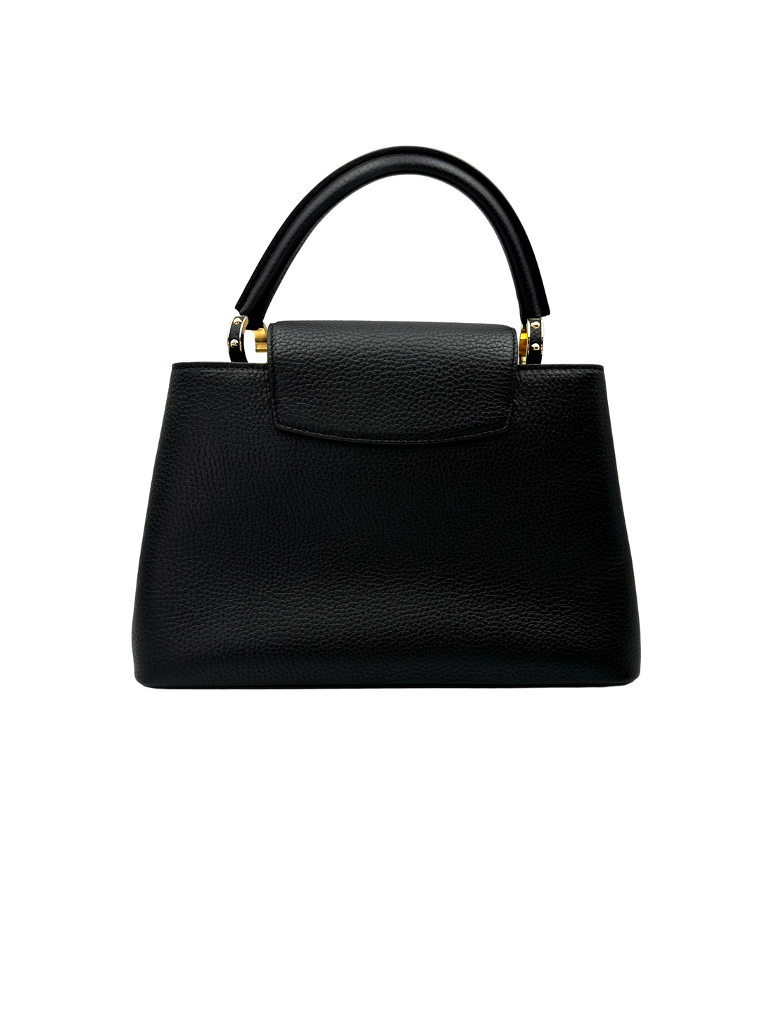 Louis Vuitton Capucines BB Black Taurillon Leather Mechanical Flowers Handle Bag LV3292