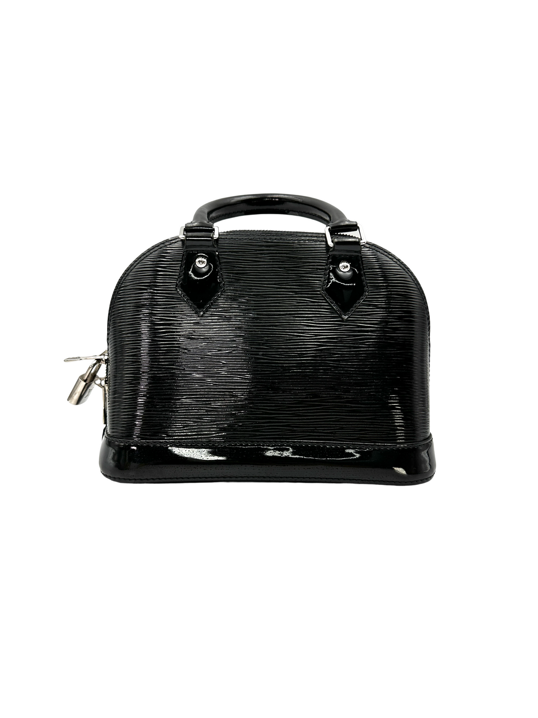 Louis Vuitton Alma BB Black Epi Leather Handle Bag LV3299