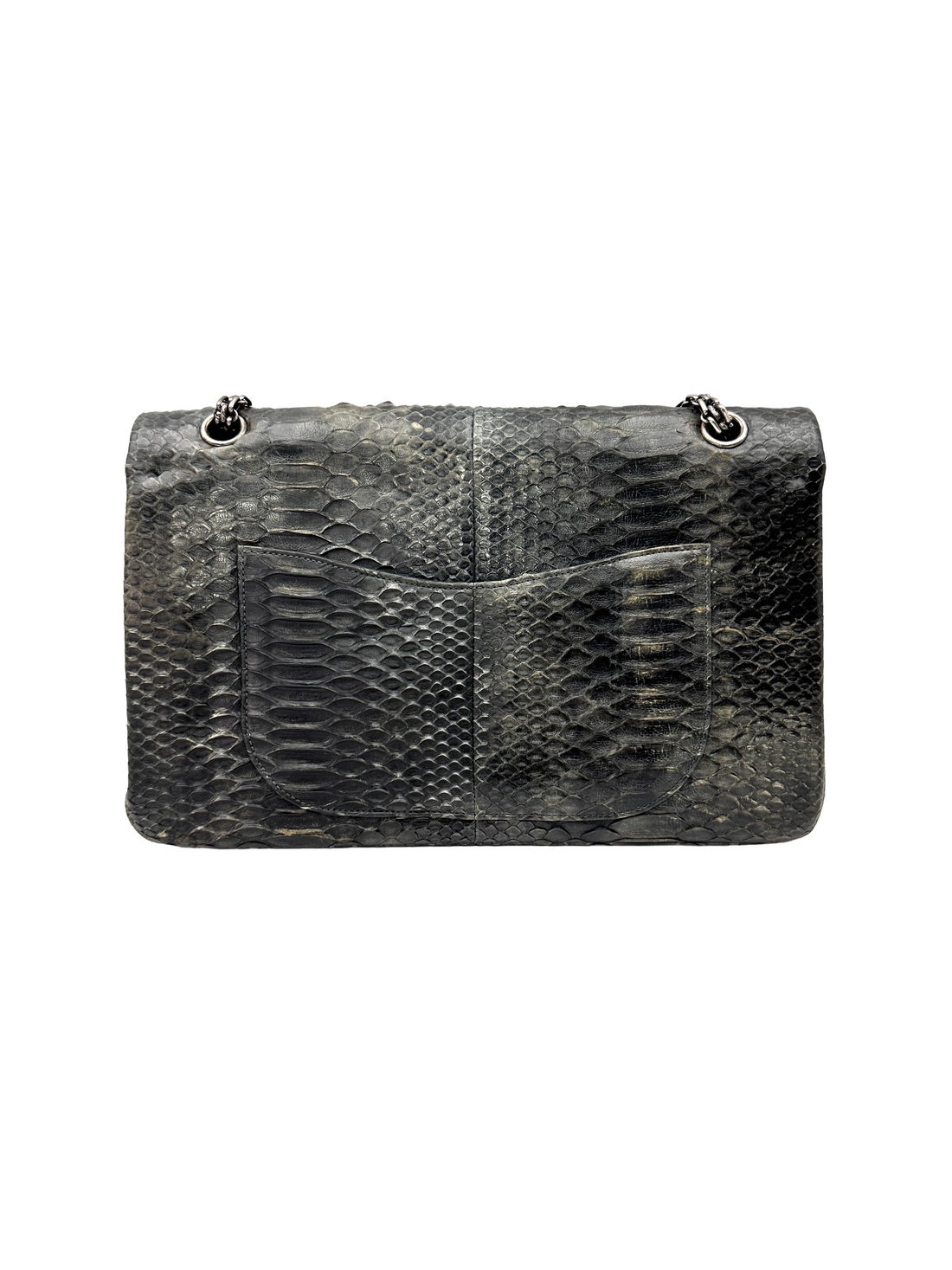 Chanel 2.55 Reissue Black Python Leather Flap Bag(14***96) CC2508