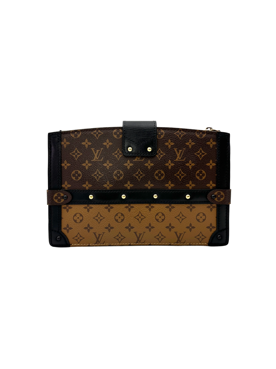 Louis Vuitton Trunk Clutch Monogram Canvas Bag LV3296
