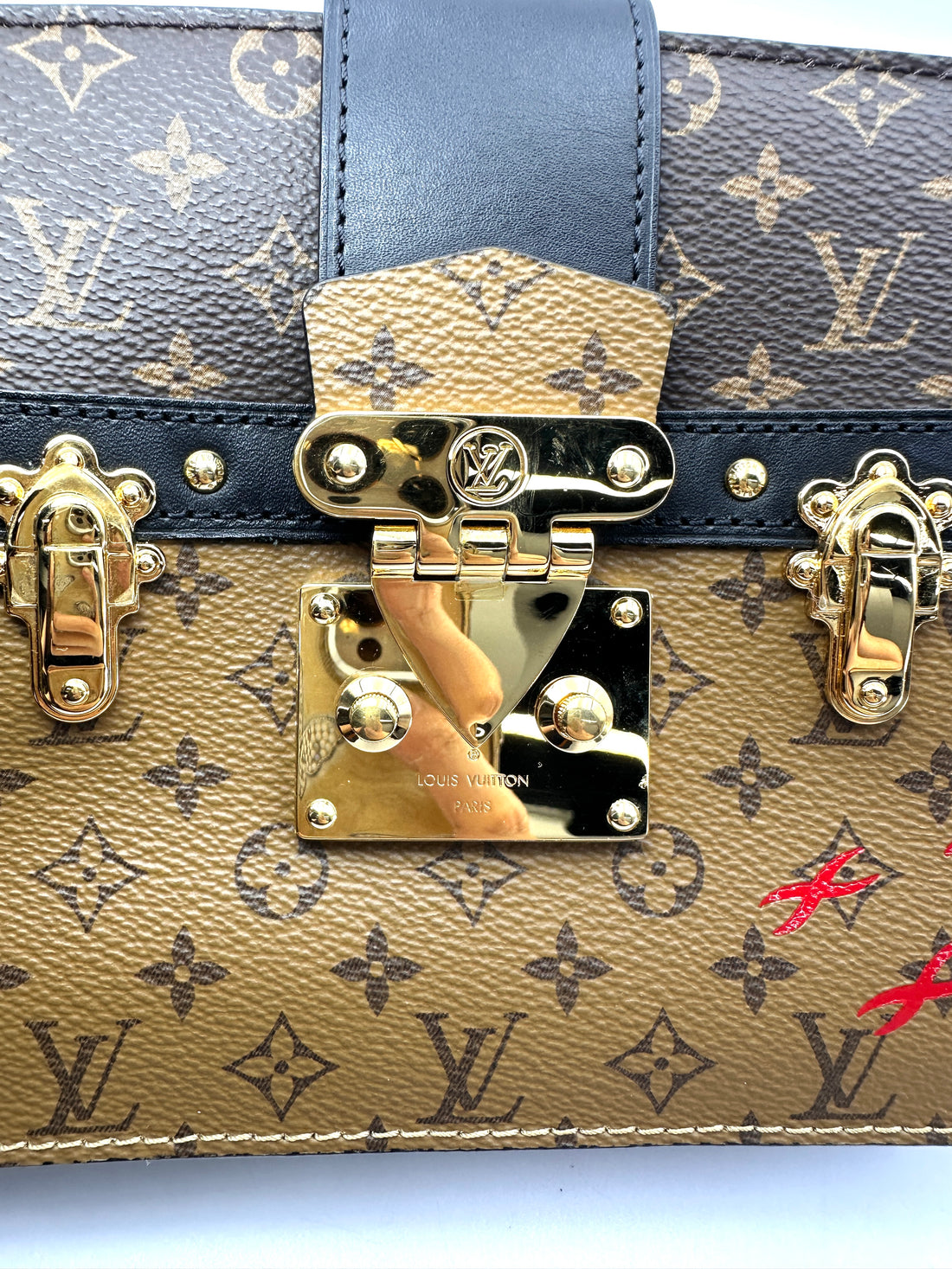 Louis Vuitton Trunk Clutch Monogram Canvas Bag LV3296