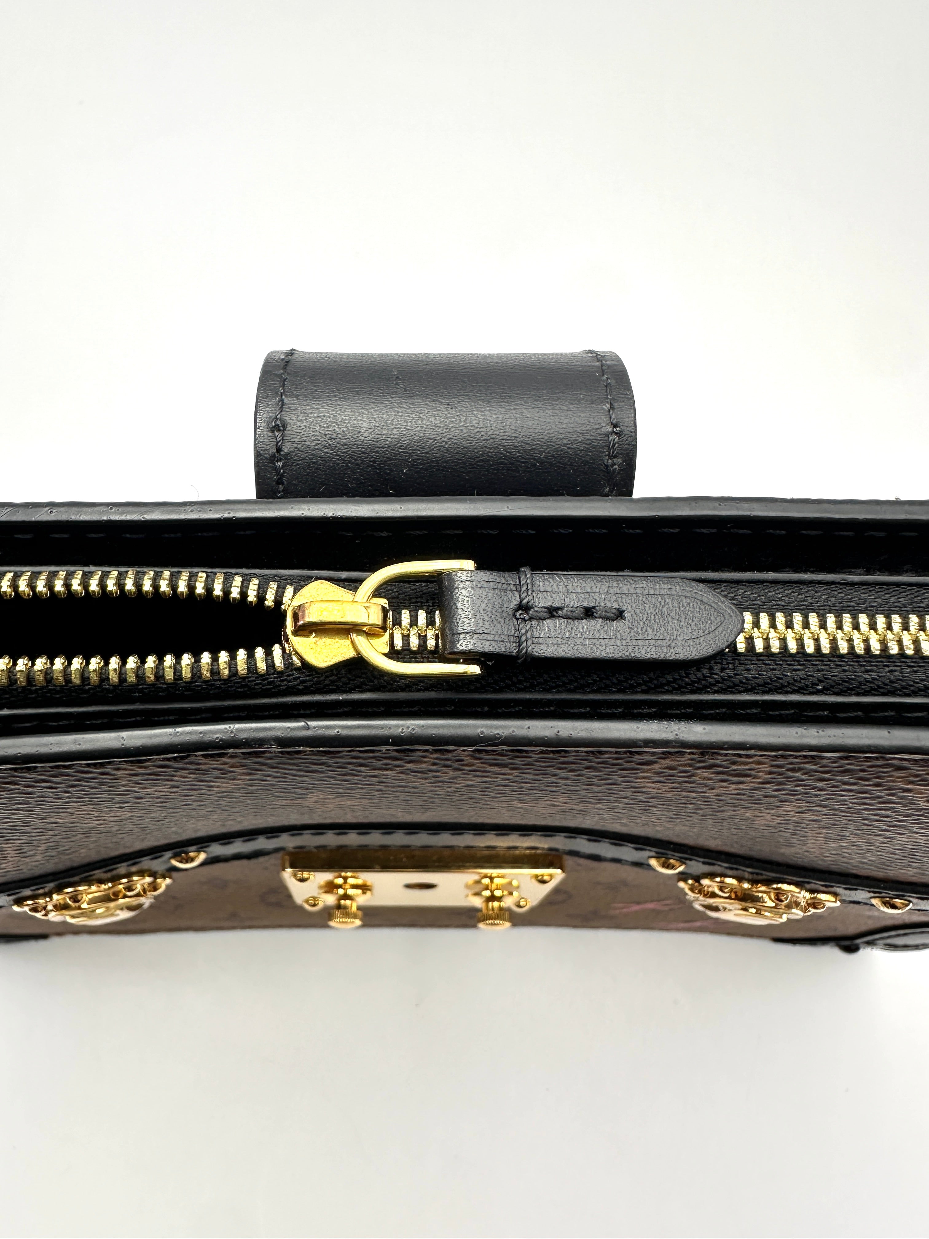 Louis Vuitton Trunk Clutch Monogram Canvas Bag LV3296