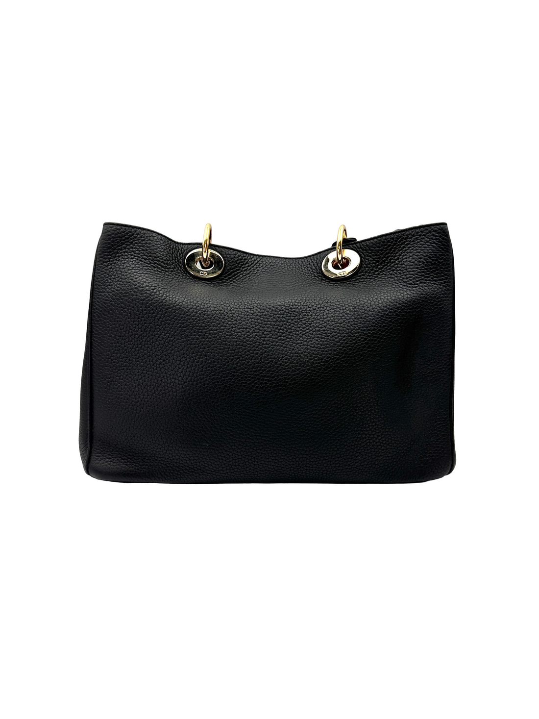 Christian Dior Diorissimo Black Leather Handle Bag DR907