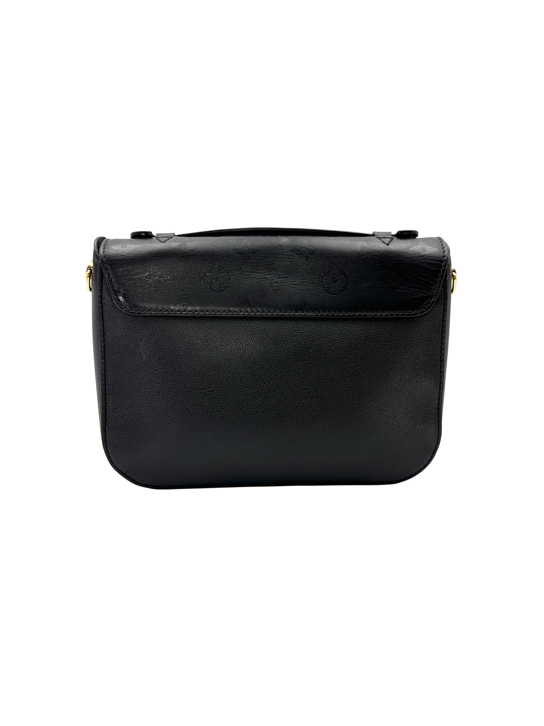Louis Vuitton Very Messenger Black Leather Monogram V Hardware Chain Bag LV3295