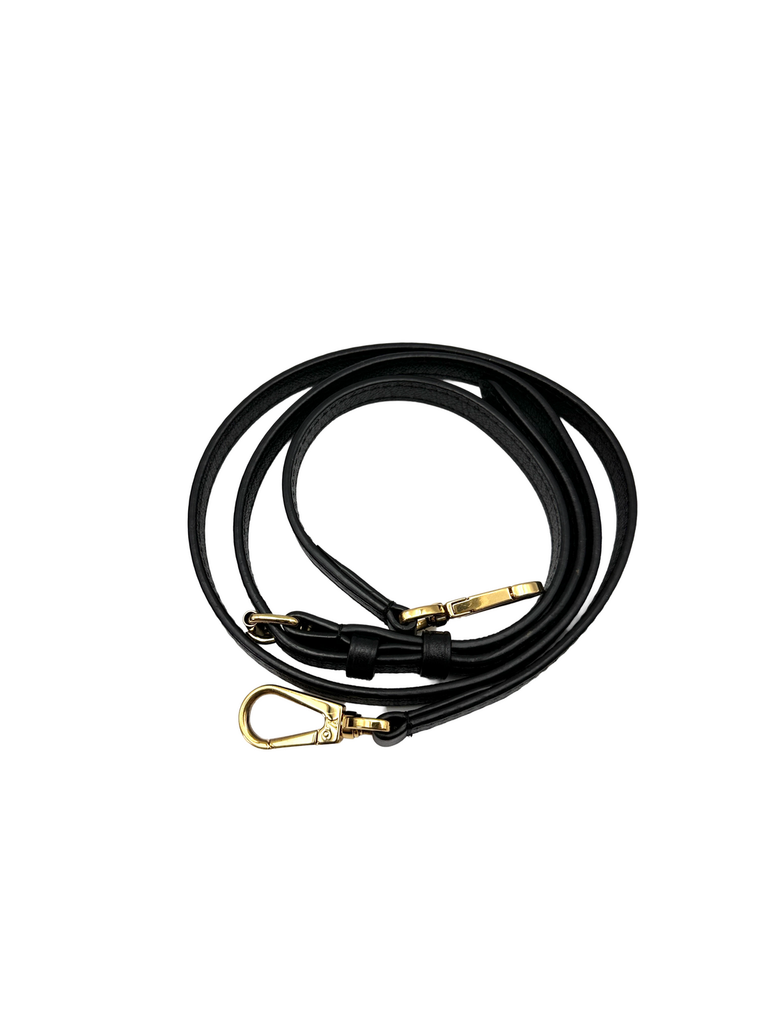 Louis Vuitton Very Messenger Black Leather Monogram V Hardware Chain Bag LV3295