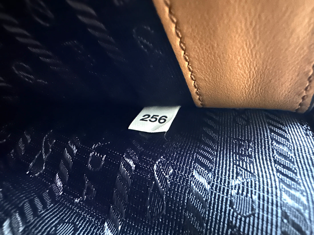 Prada Cahier Black/Brown Leather Shoulder Bag PR549