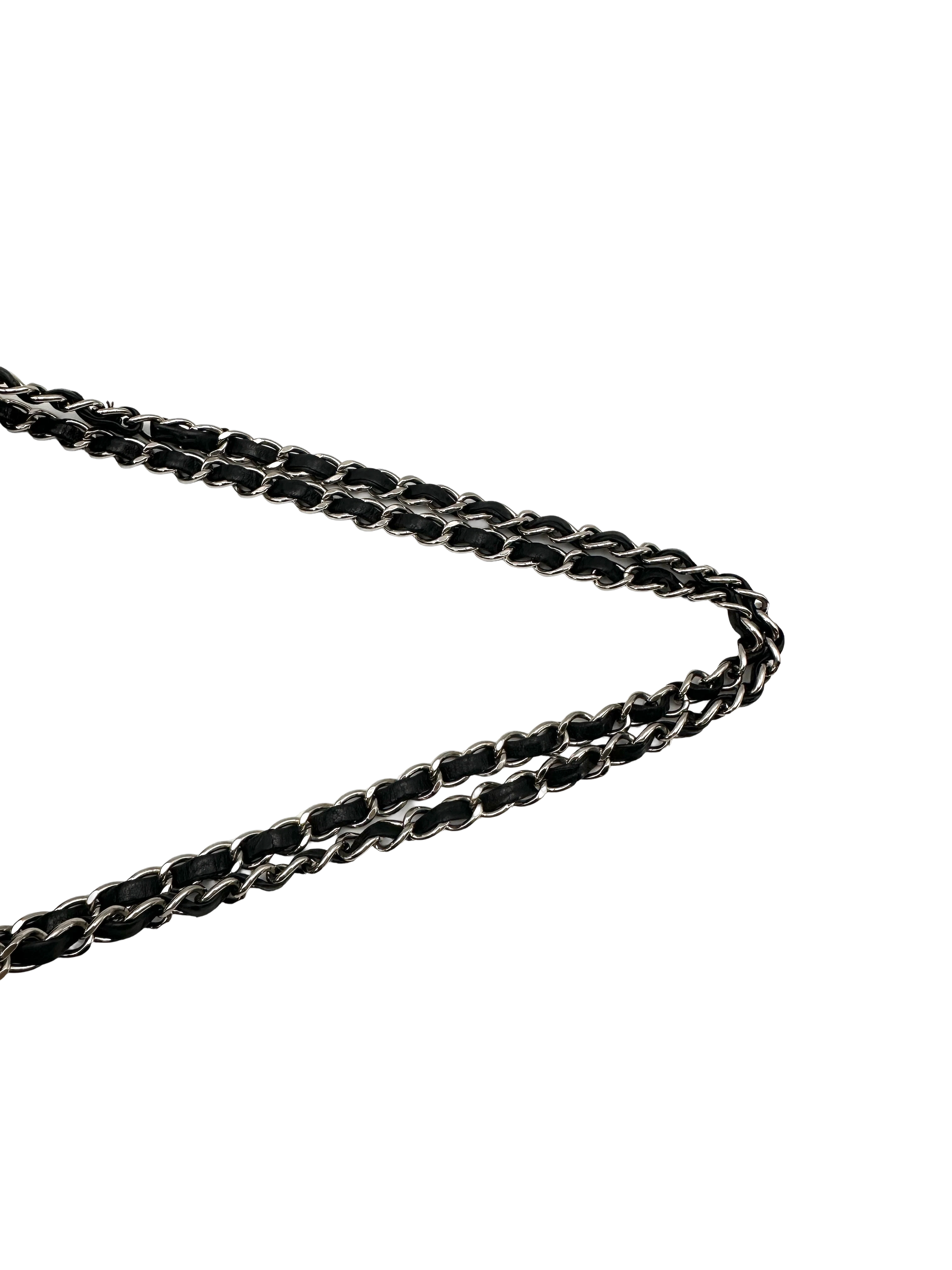 Chanel Classic Flap Black Quilted Lambskin Medium Size Shoulder Bag With Silver Buckle(19***50) CC2511