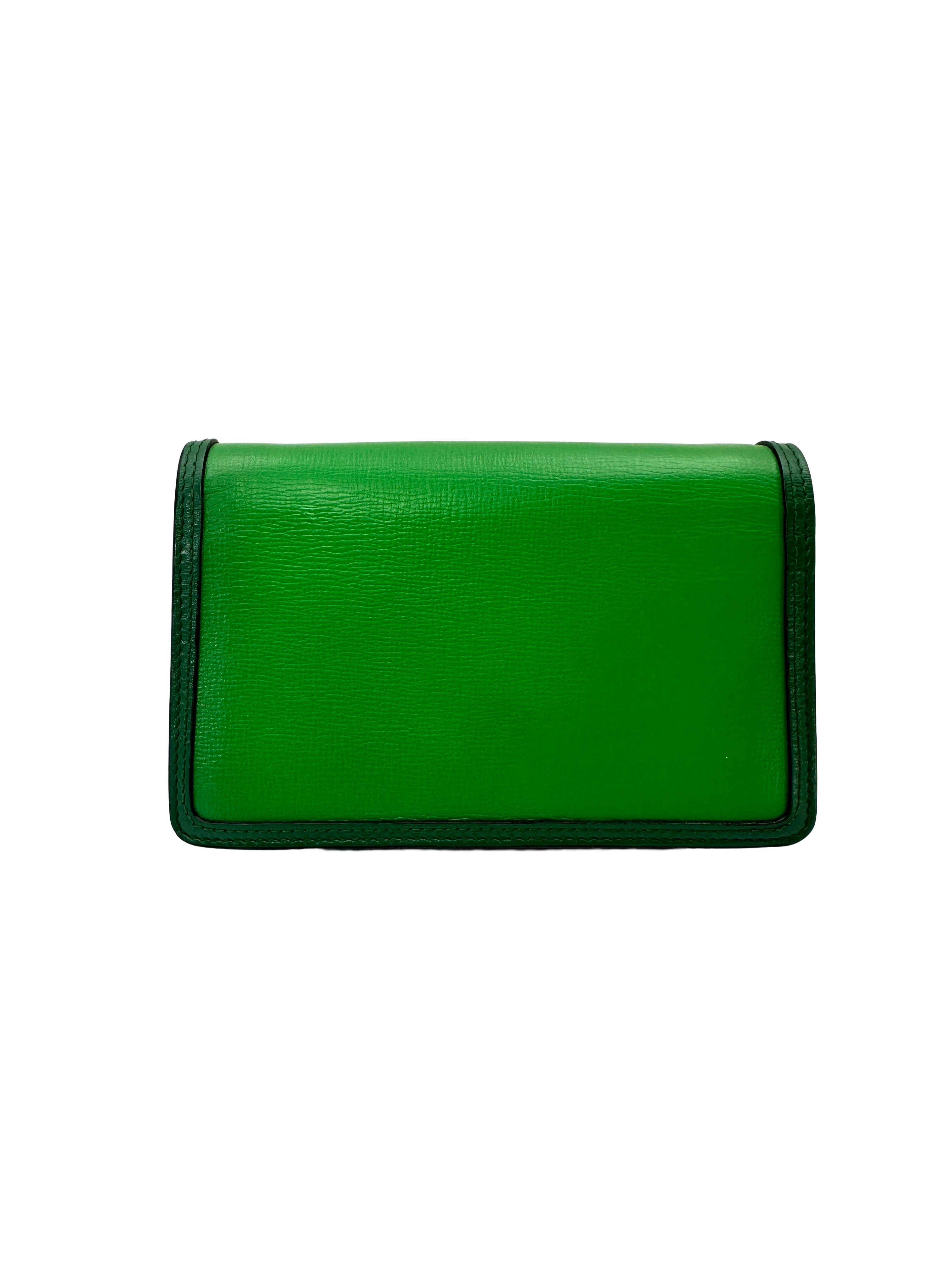 Gucci Dionysus Green Leather Mini Shoulder Bag GG1387