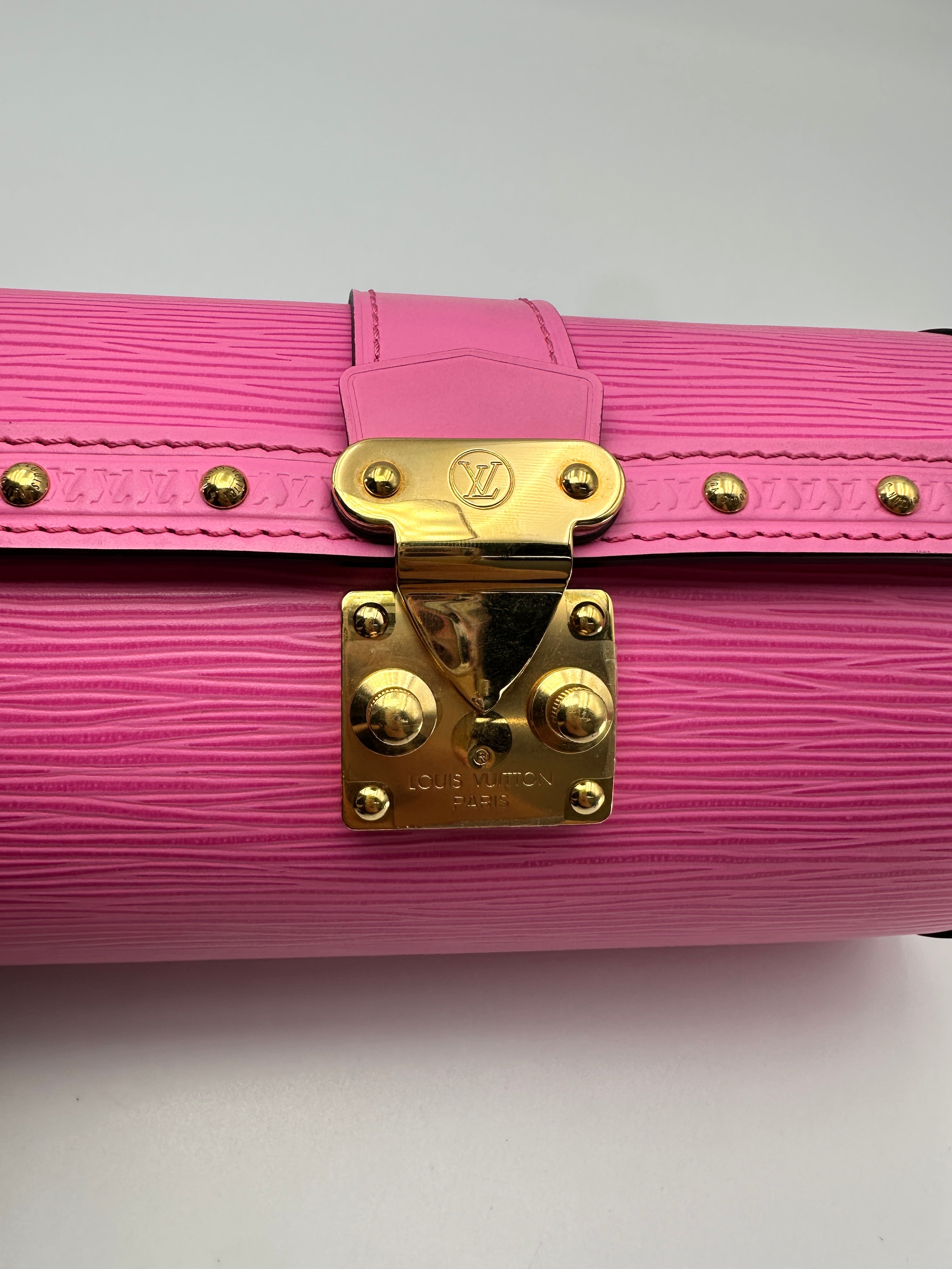 Louis Vuitton Papillon Pink Epi Leather Shoulder Bag LV3293