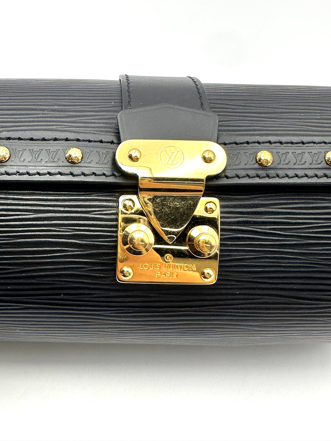 Louis Vuitton Papillon Black Epi Leather Shoulder Bag LV3294