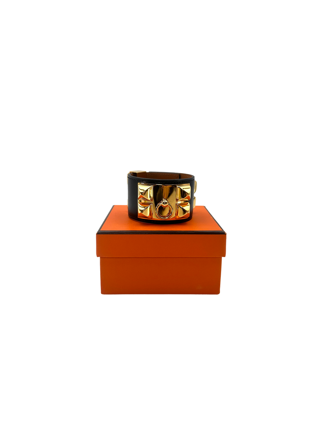Hermes Collier de Chien Leather Bracelet HR157