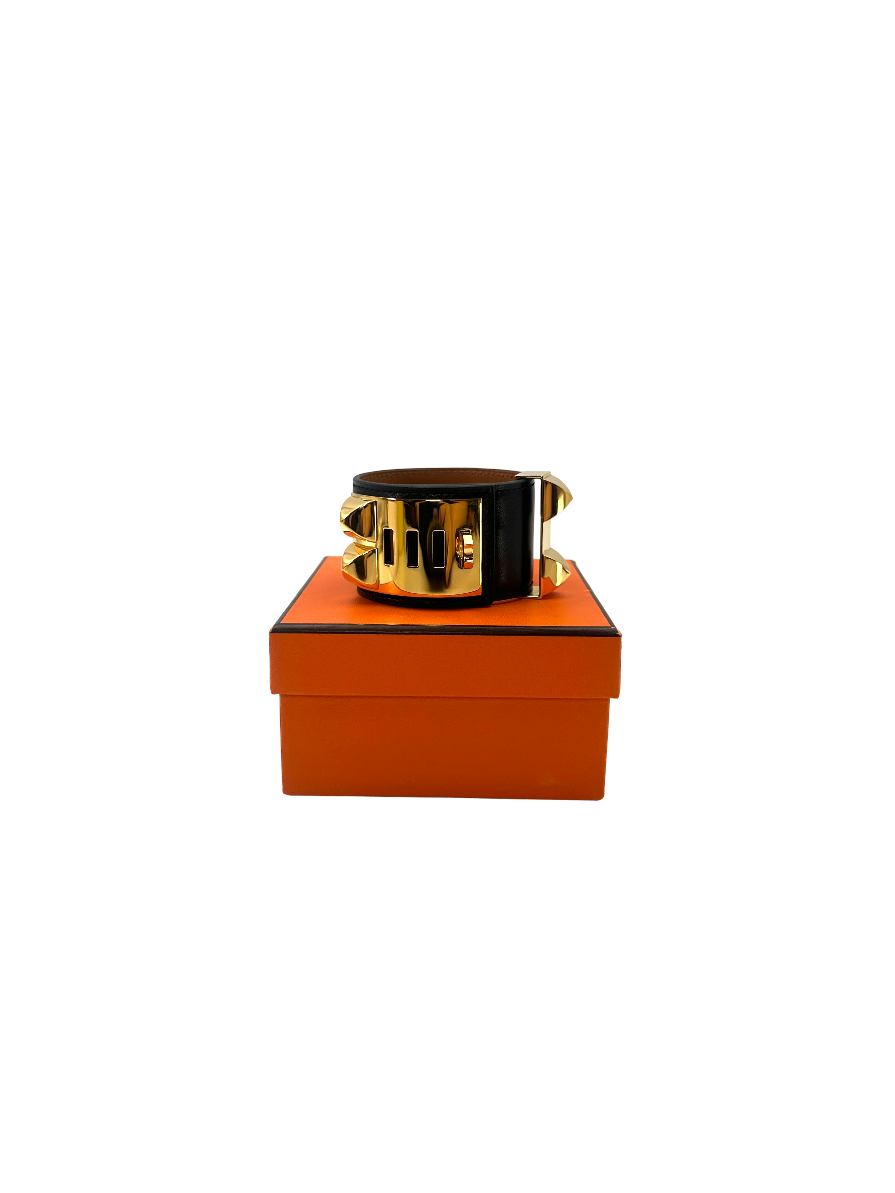 Hermes Collier de Chien Leather Bracelet HR157
