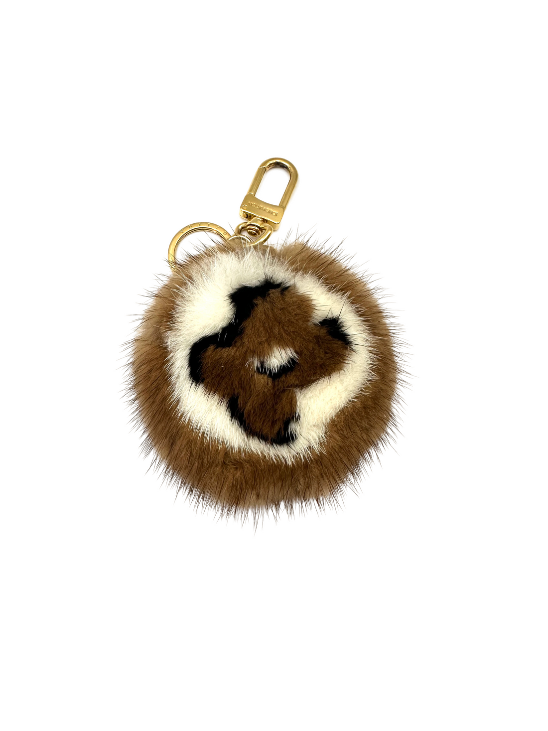 Louis Vuitton Blooming Flowers Fur Bag Charm IRIS266
