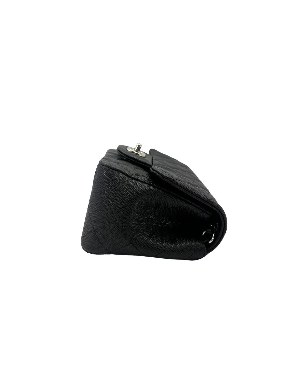 Chanel Classic Flap Black Quilted Leather Mini Shoulder Bag(30***64) CC2522