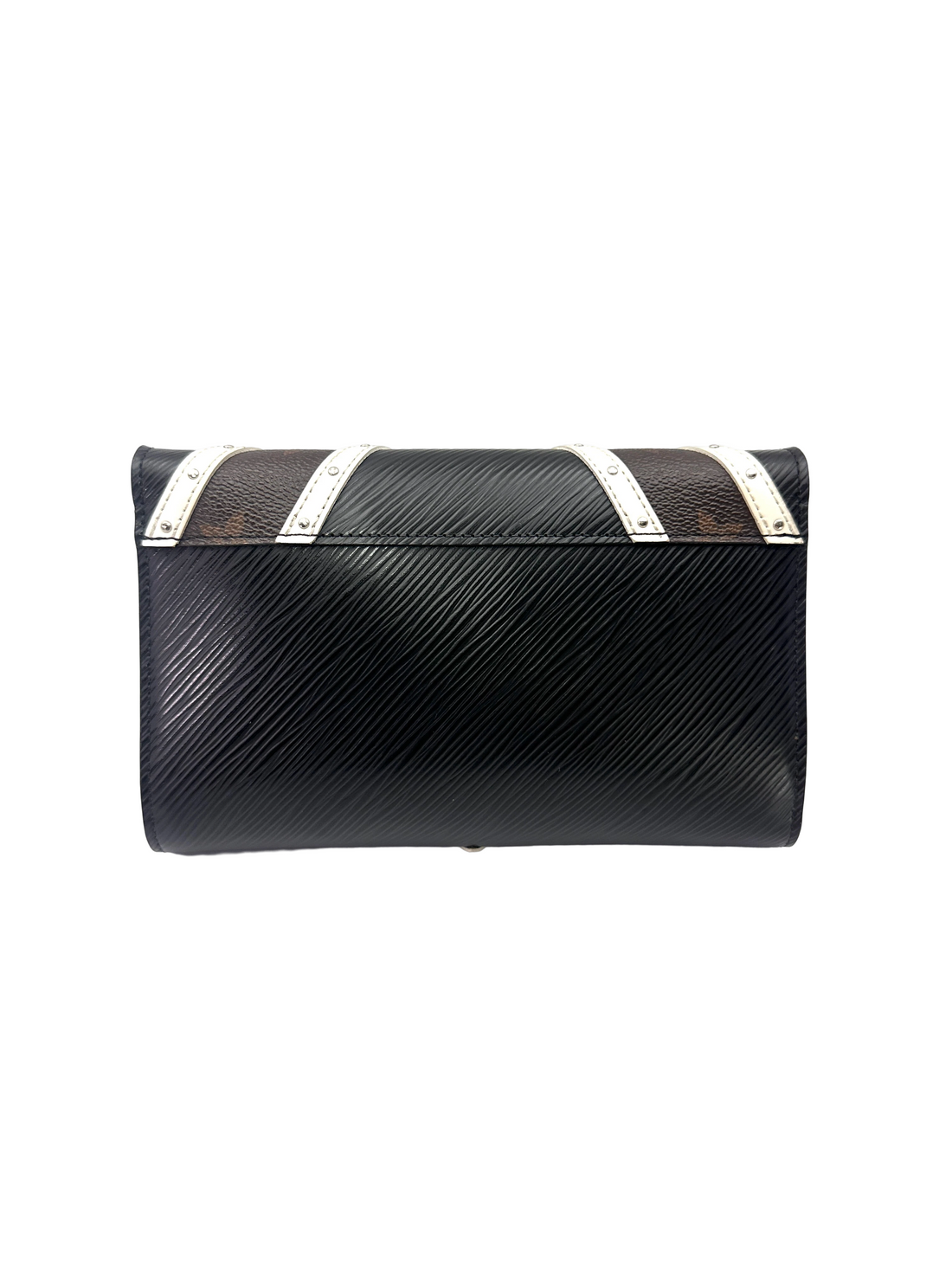 Louis Vuitton Twist Black Epi & Monogram Studded Wallet On Chain LV3298