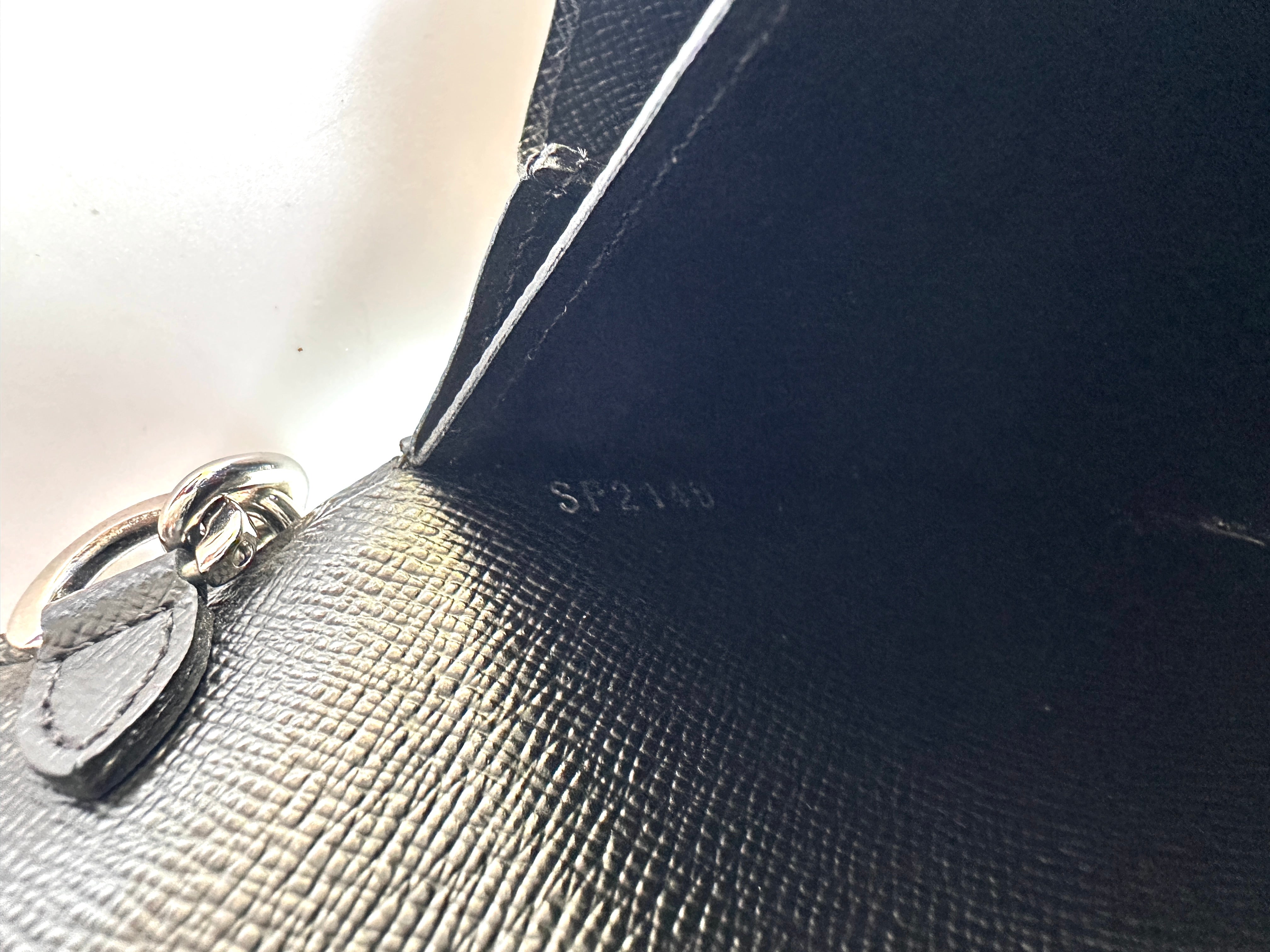 Louis Vuitton Twist Black Epi & Monogram Studded Wallet On Chain LV3298