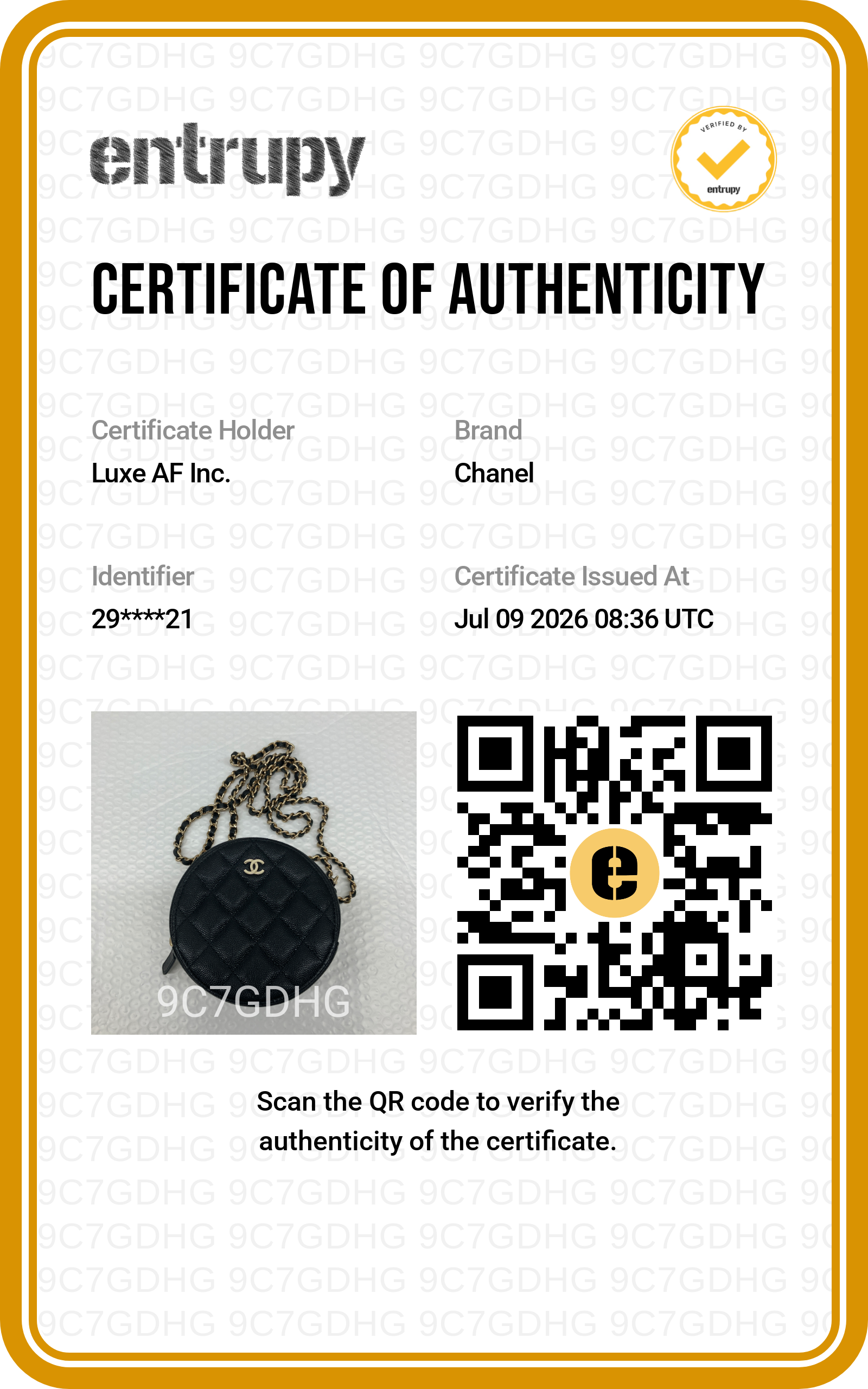 Chanel Black Quilted Leather Round Clutch(29***21) CC2524