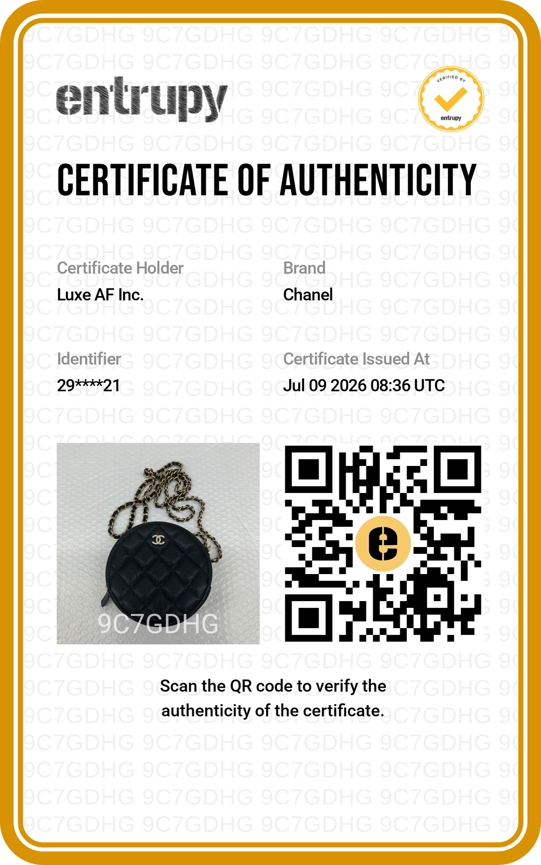 Chanel Black Quilted Leather Round Clutch(29***21) CC2524