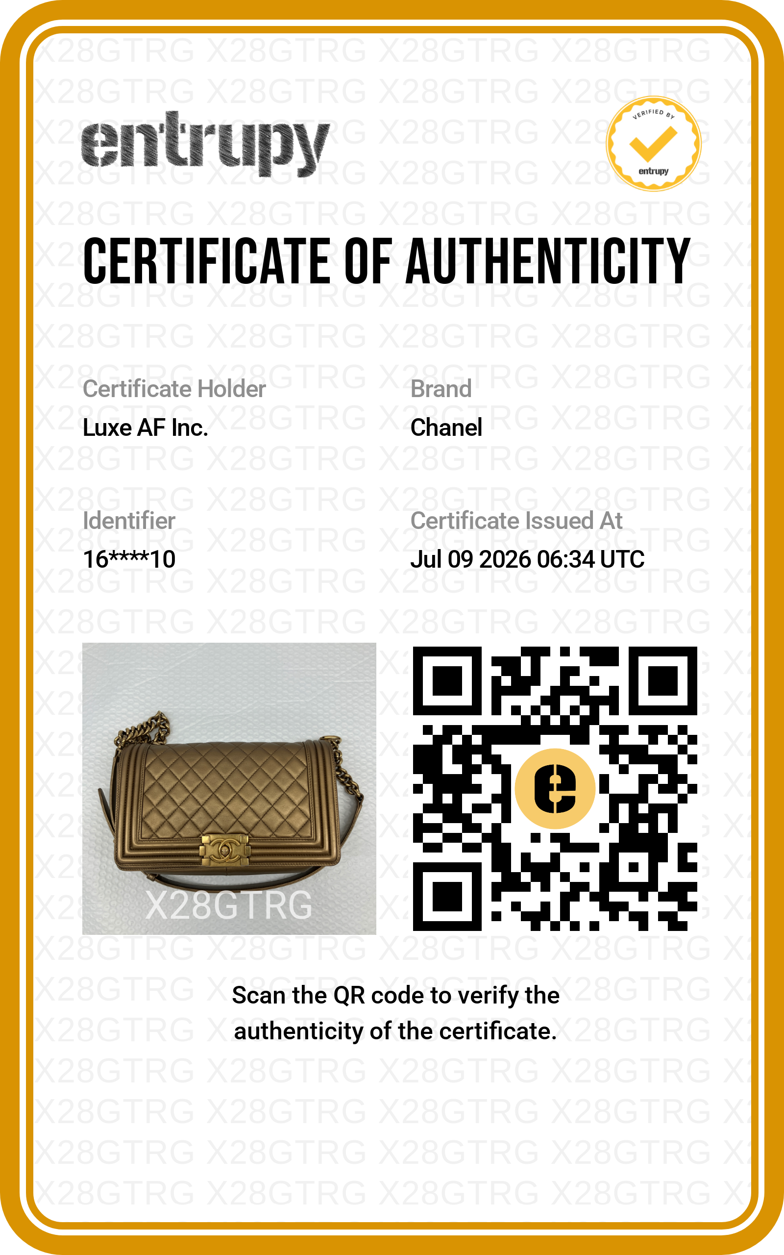 Chanel LeBoy Gold Quilted Leather Flap Bag With Gold Buckle(16***10) CC2615