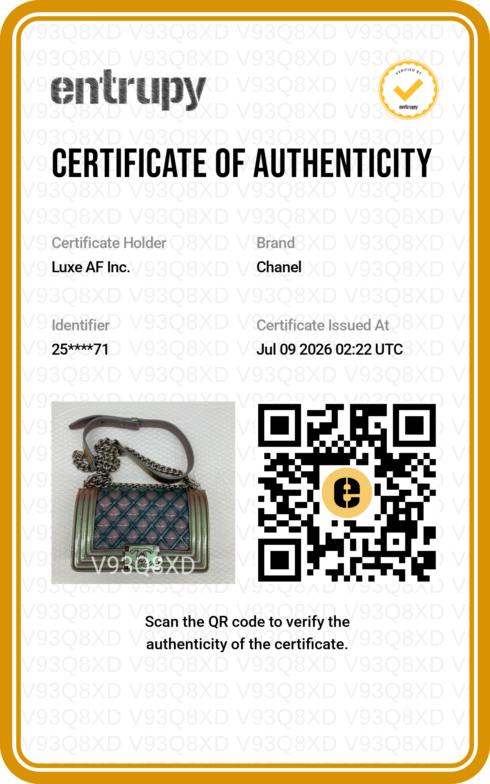 Chanel LeBoy Iridescent Blue Quilted Leather Small Size Flap Bag(25***71) CC2517