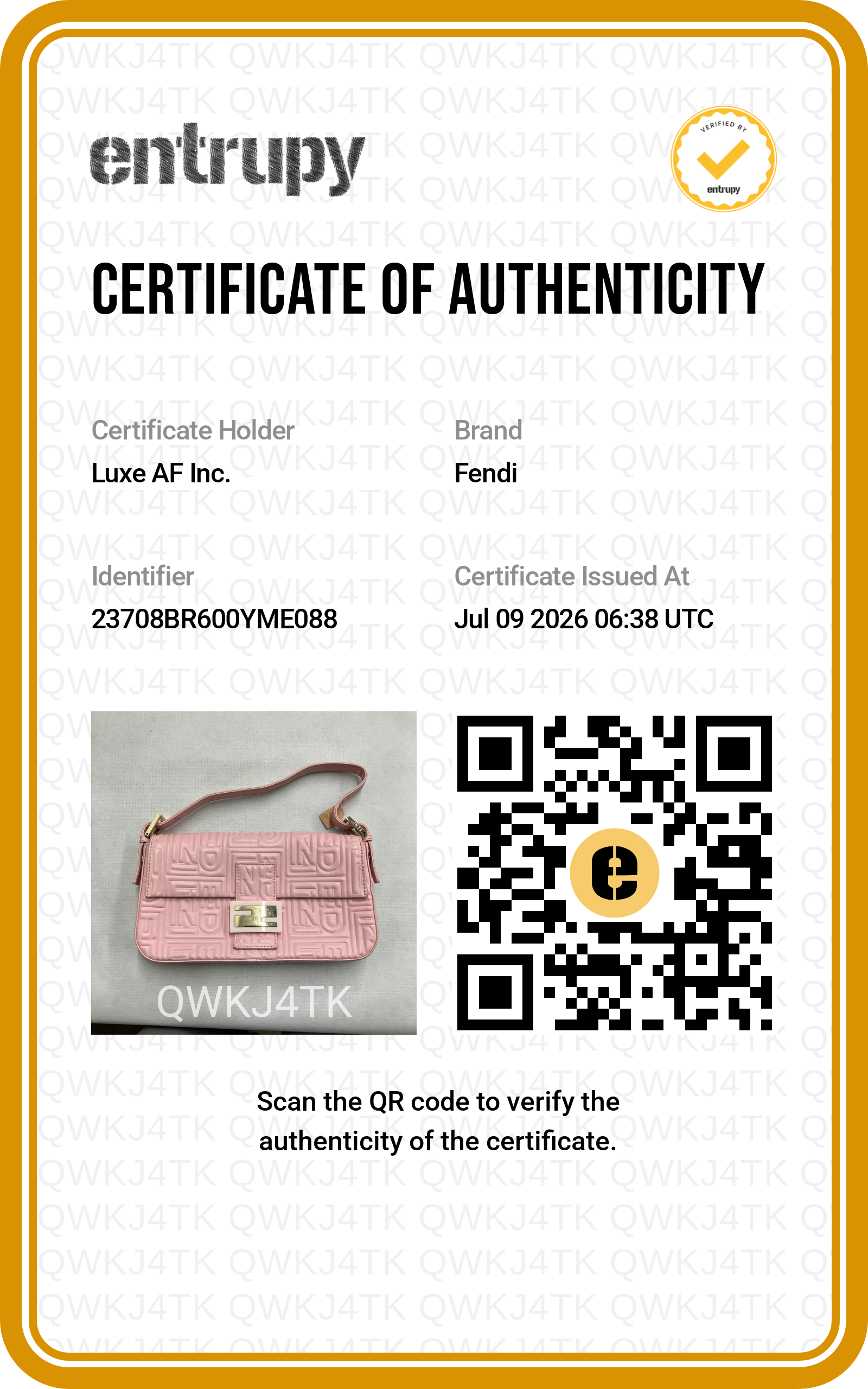 Fendi Baguette Pink Embossed Leather Shoulder Bag FF139