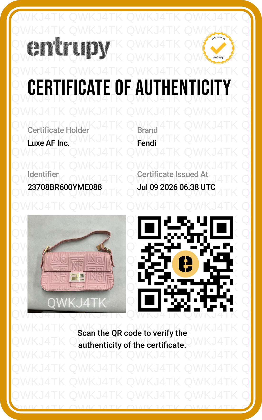 Fendi Baguette Pink Embossed Leather Shoulder Bag FF139