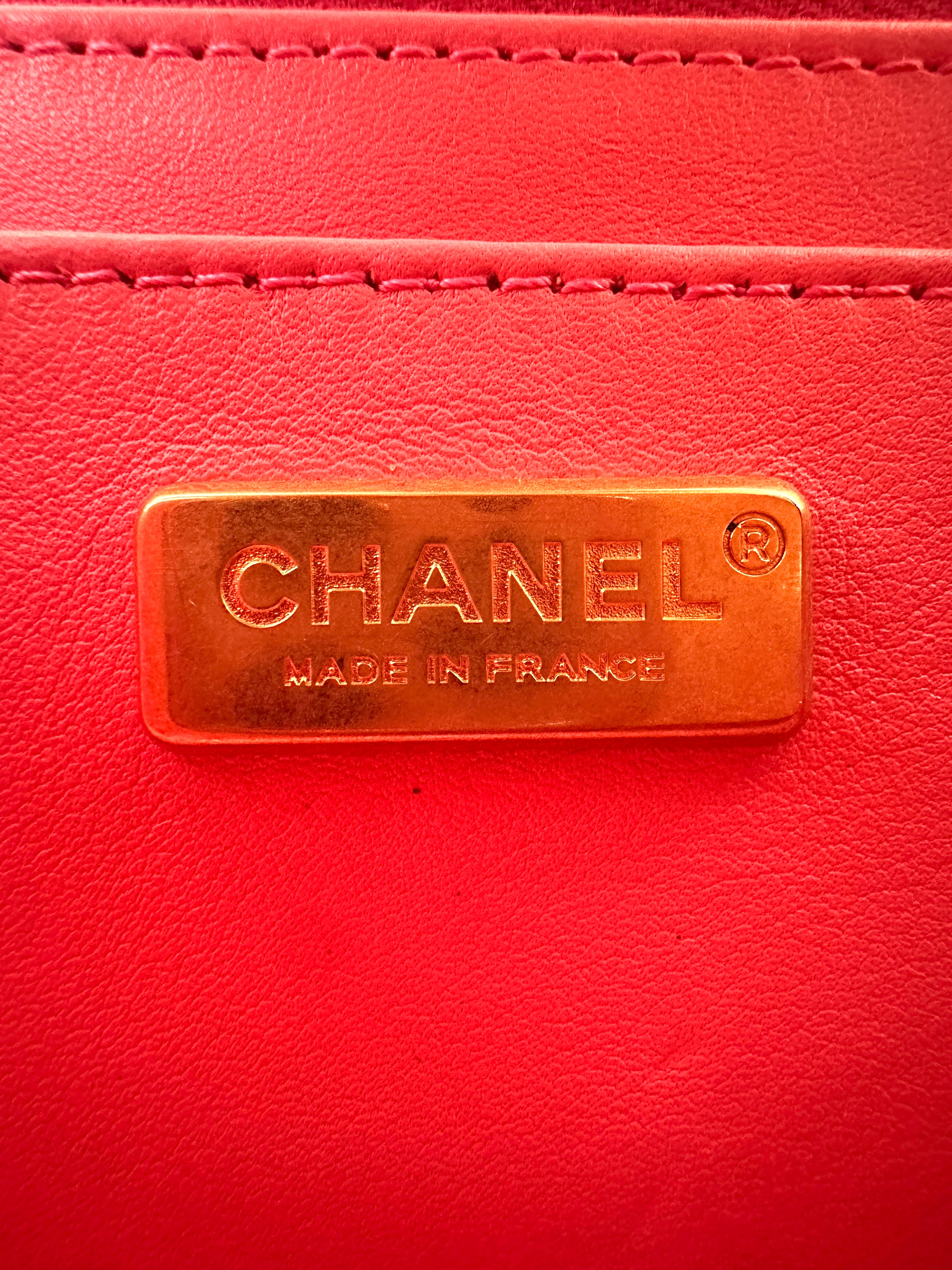 Chanel Classic Flap Pink Python Leather Mini Shoulder Bag(23***27) CC2532
