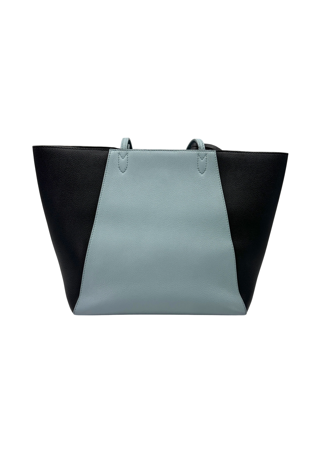 Louis Vuitton Lockme Cabas Black/Blue Leather Handle Bag LV3306