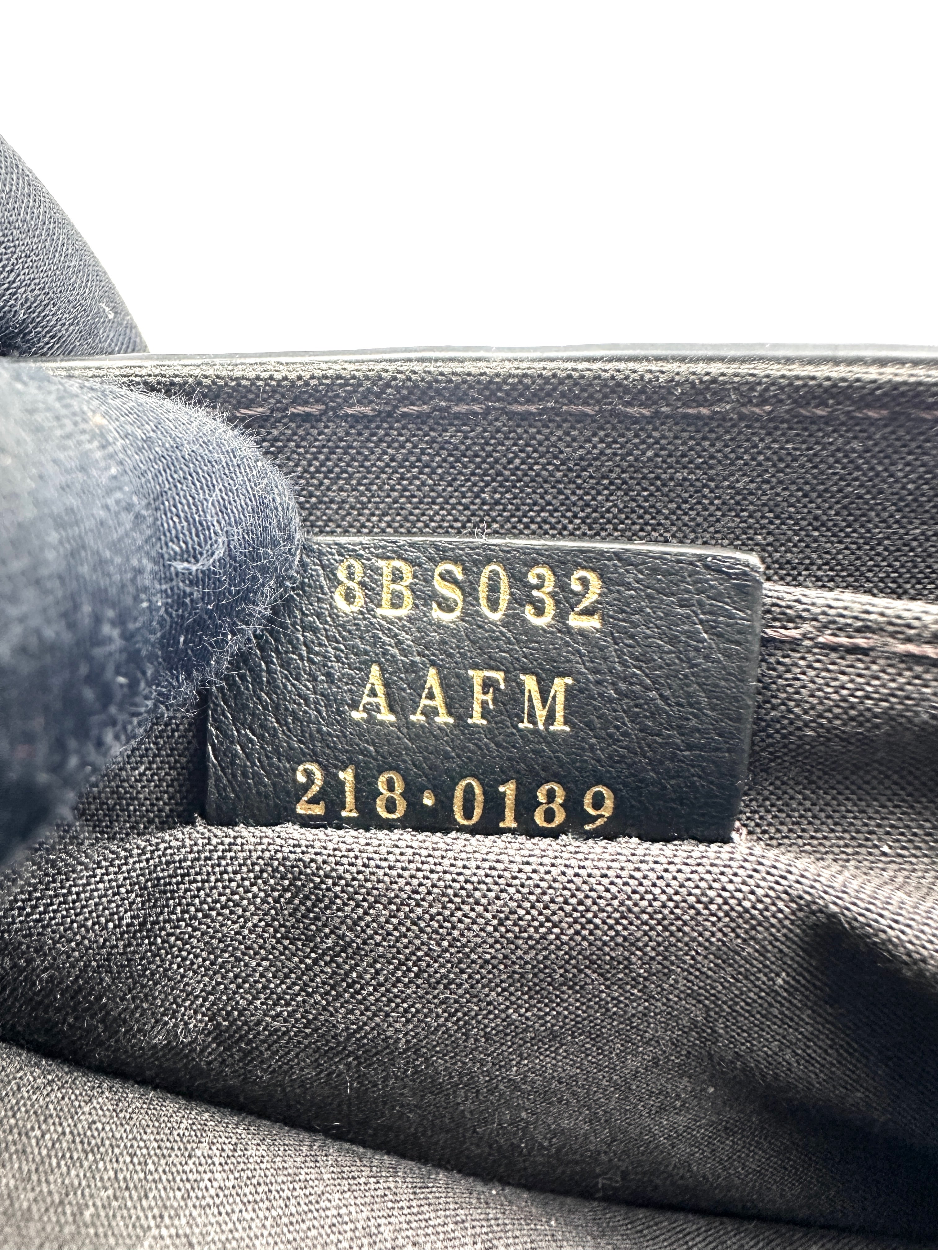Fendi FF Motif Embossed Leather Wallet On Chain FF136